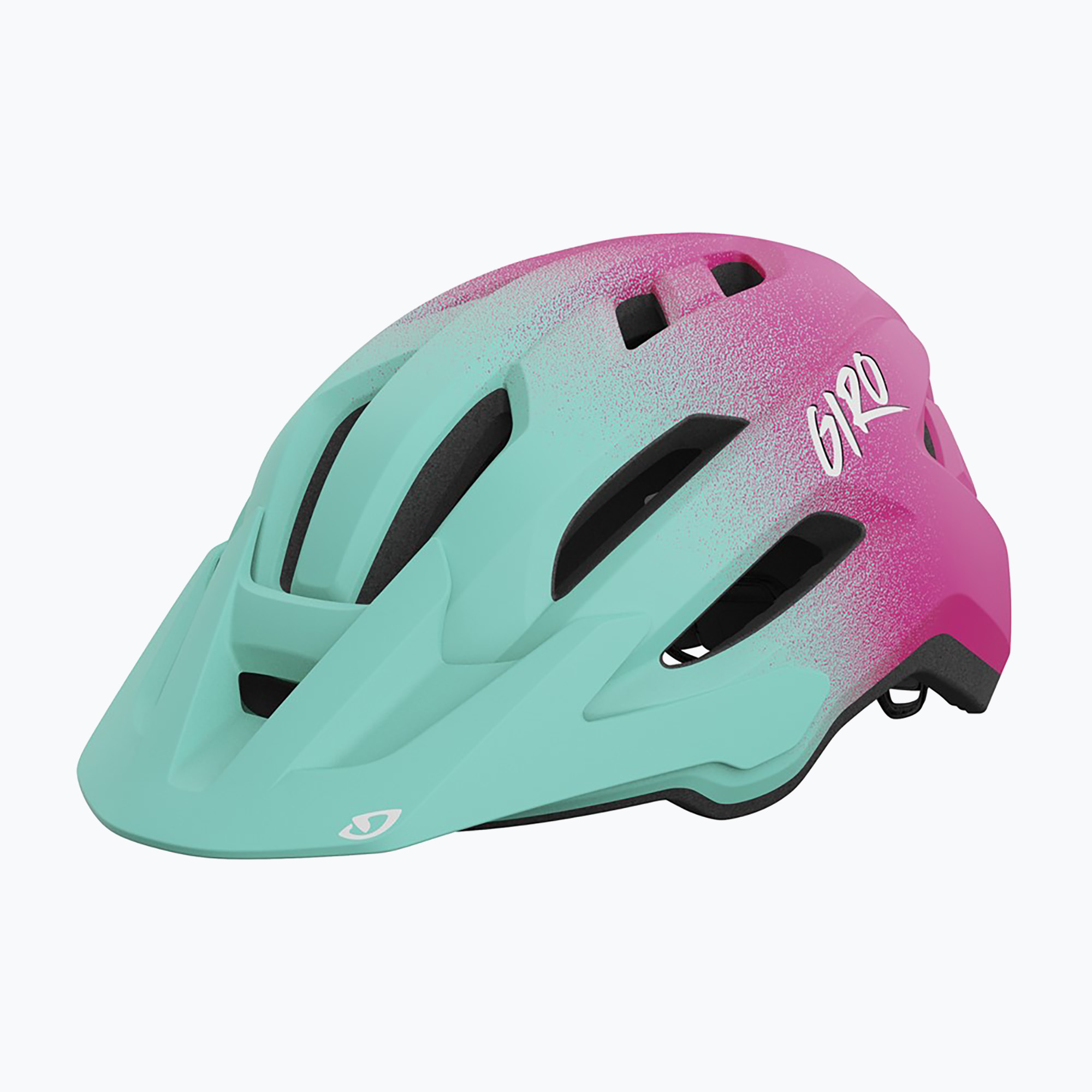 Giro Fixture II Integrated MIPS matte teal fade children's bicycle helmet