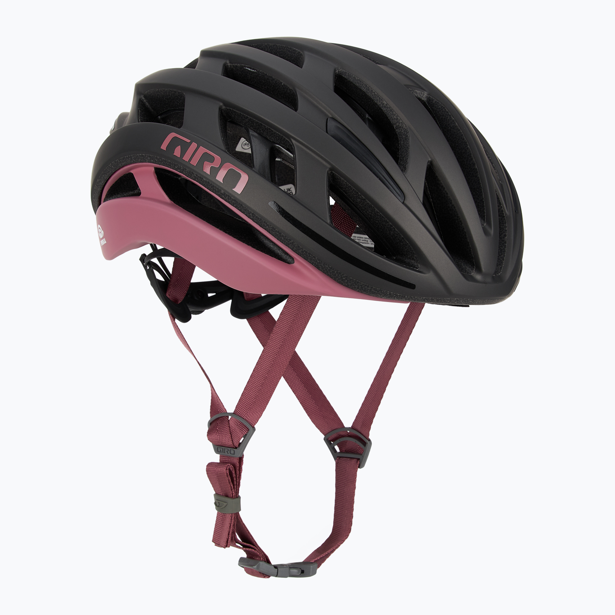 Giro Helios Spherical MIPS bicycle helmet matallic coal/dusty rose