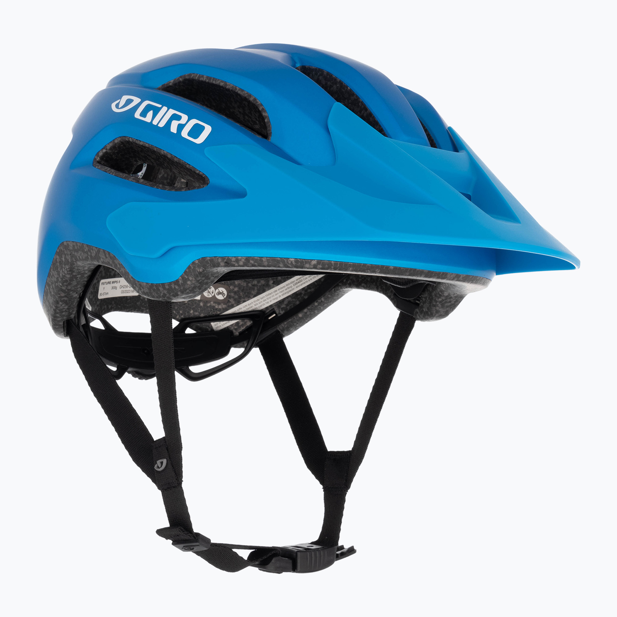 Giro Fixture II Integrated MIPS matte ano blue children's bike helmet (50-57 cm)