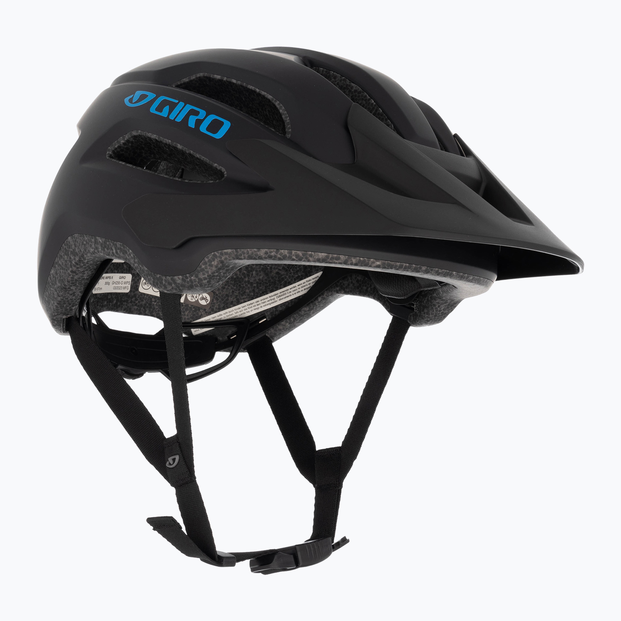 Giro Fixture II Integrated MIPS matte black children's bike helmet