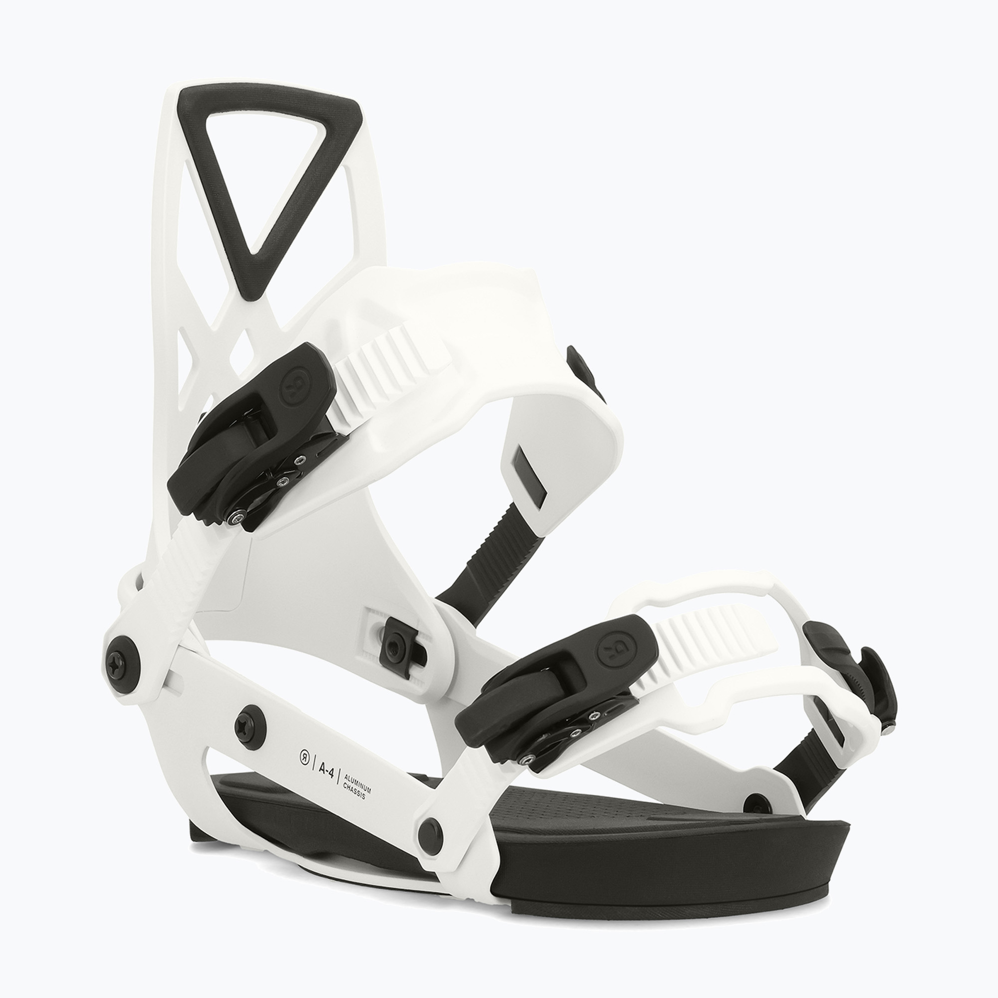 Men's snowboard bindings RIDE A-4 white (L)