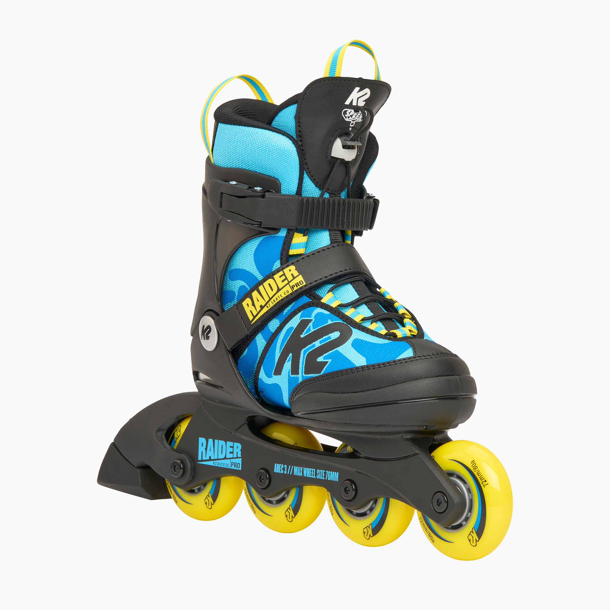 K2 Raider Pro blue/yellow children's roller skates