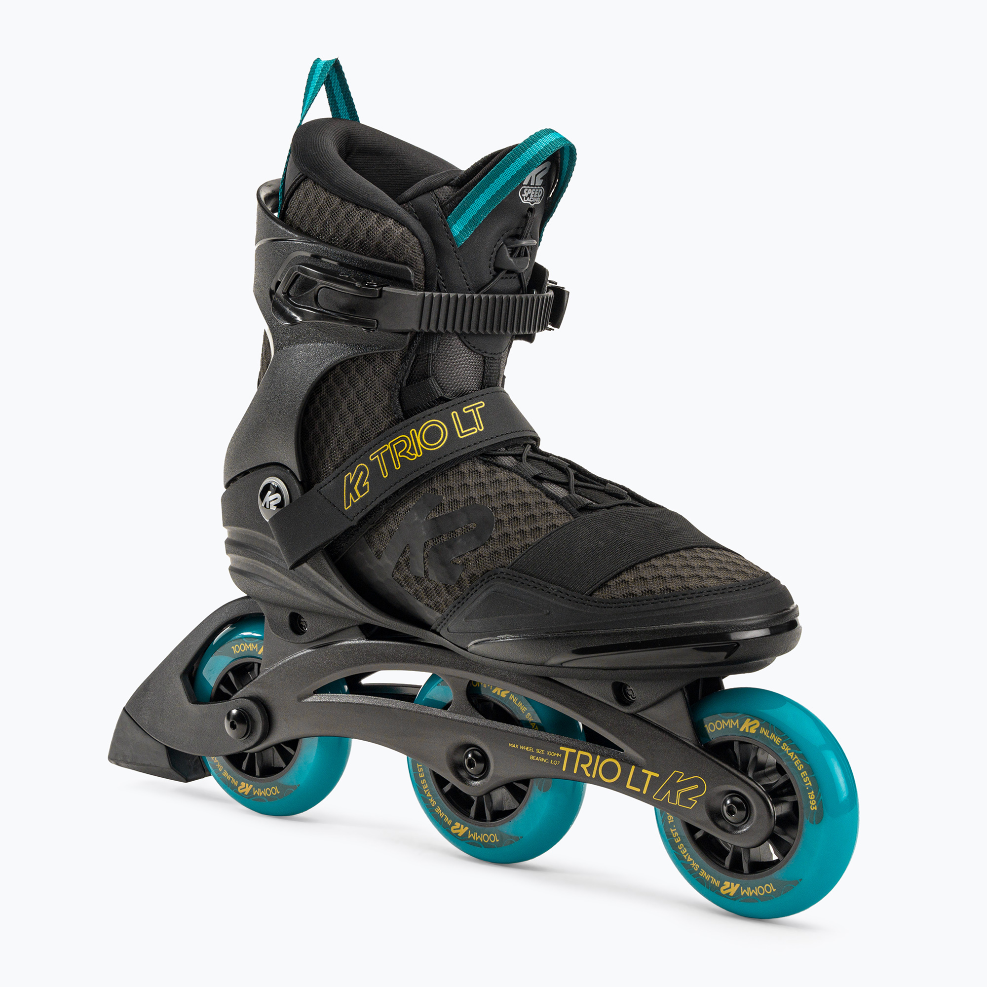 K2 Trio LT 100 men's roller skates black and orange 30H0060/11/85 (46 EU)