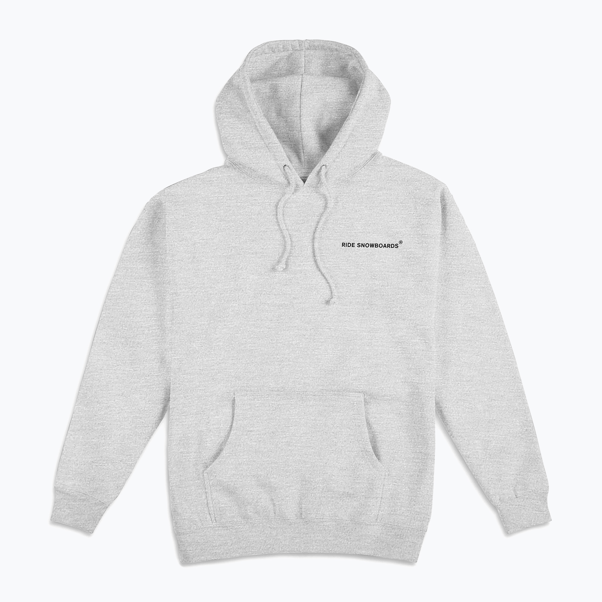 Men's RIDE Old English Hoody sweatshirt heather grey