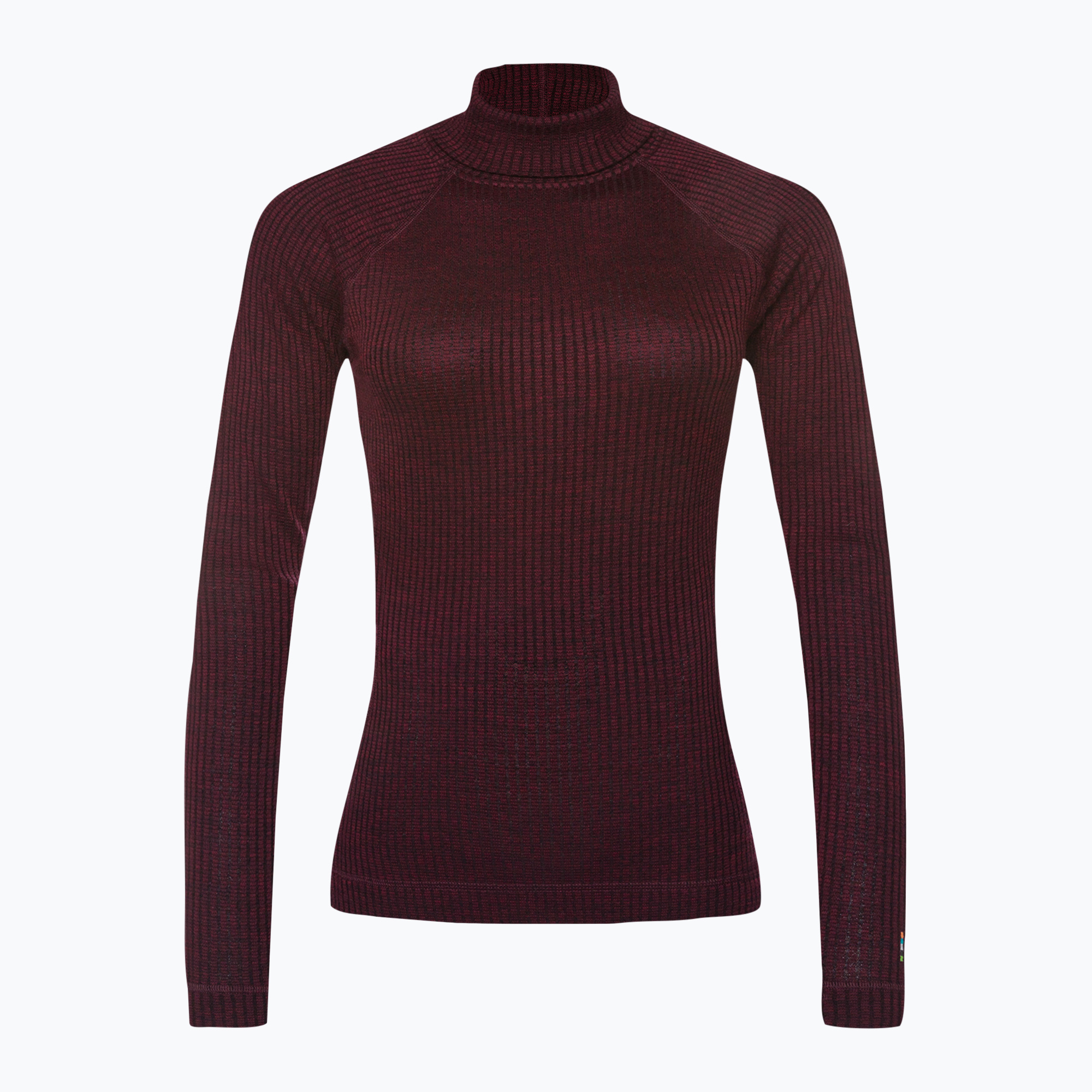 Women's Smartwool Thermal Merino Rib Turtleneck T-shirt purple SW016690K40 (XS)