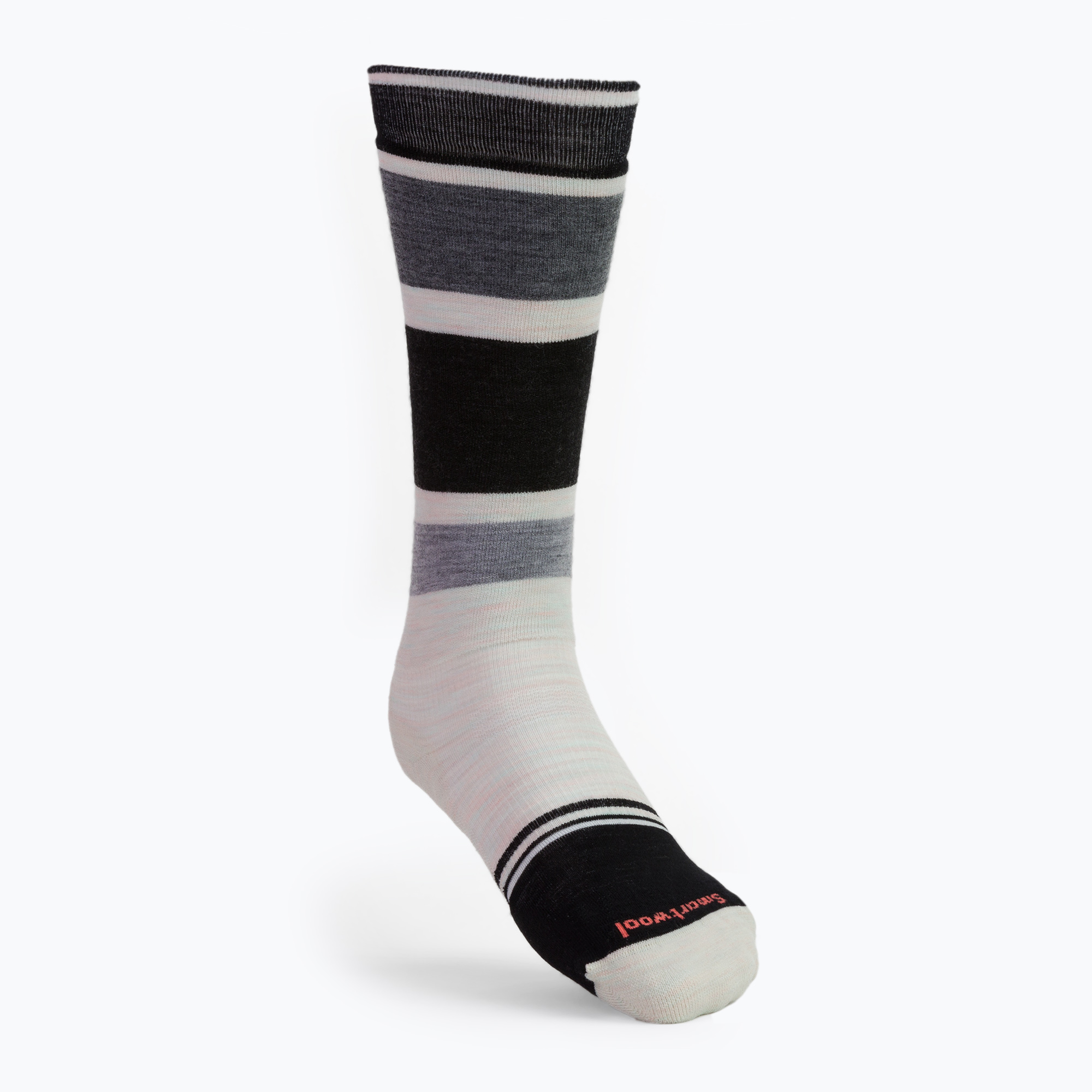 Women's snowboard socks Smartwool Snowboard Targeted Cushion OTC black and beige SW001870A81 (42-45 EU)