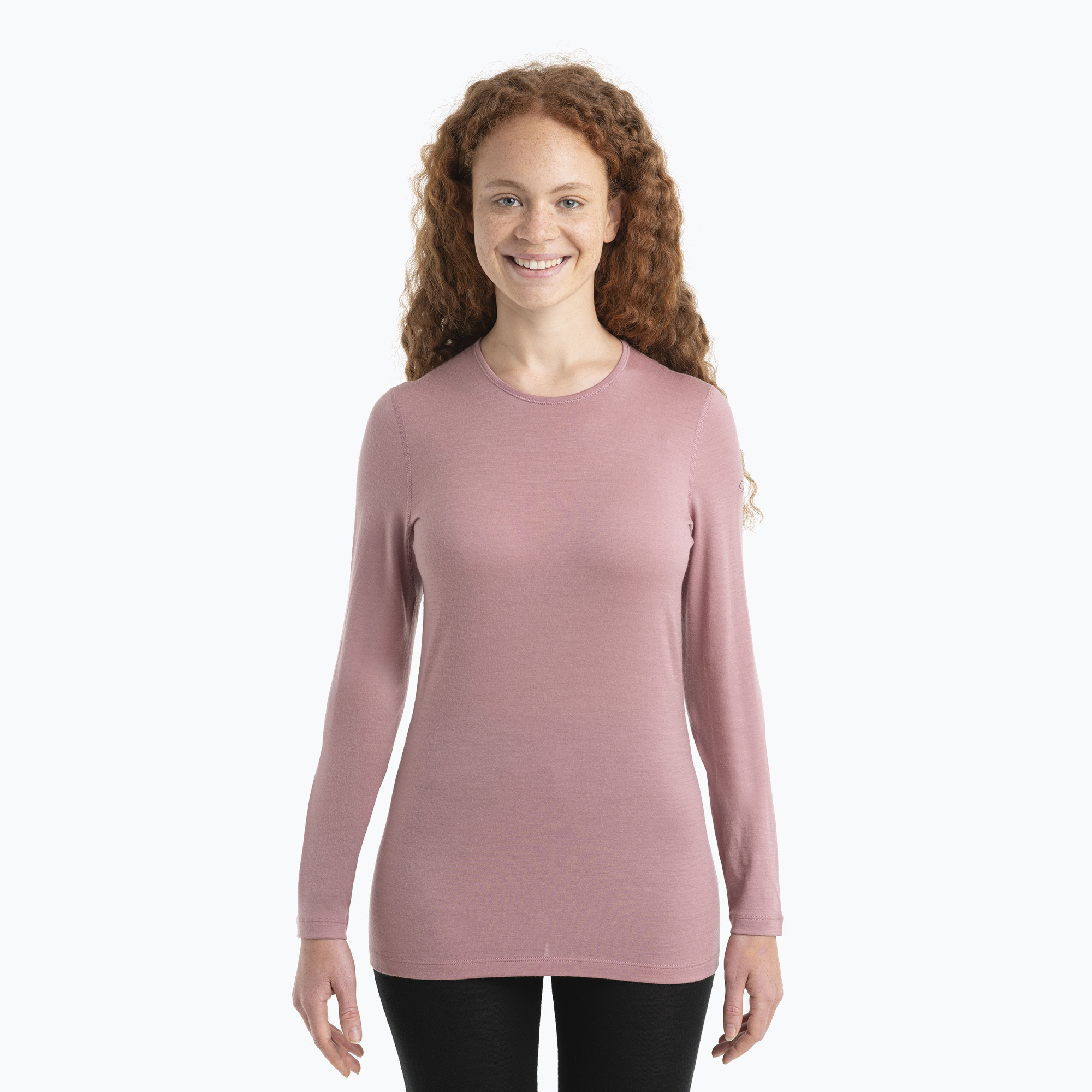 Women's thermal sweatshirt icebreaker 200 Oasis Crewe crystal