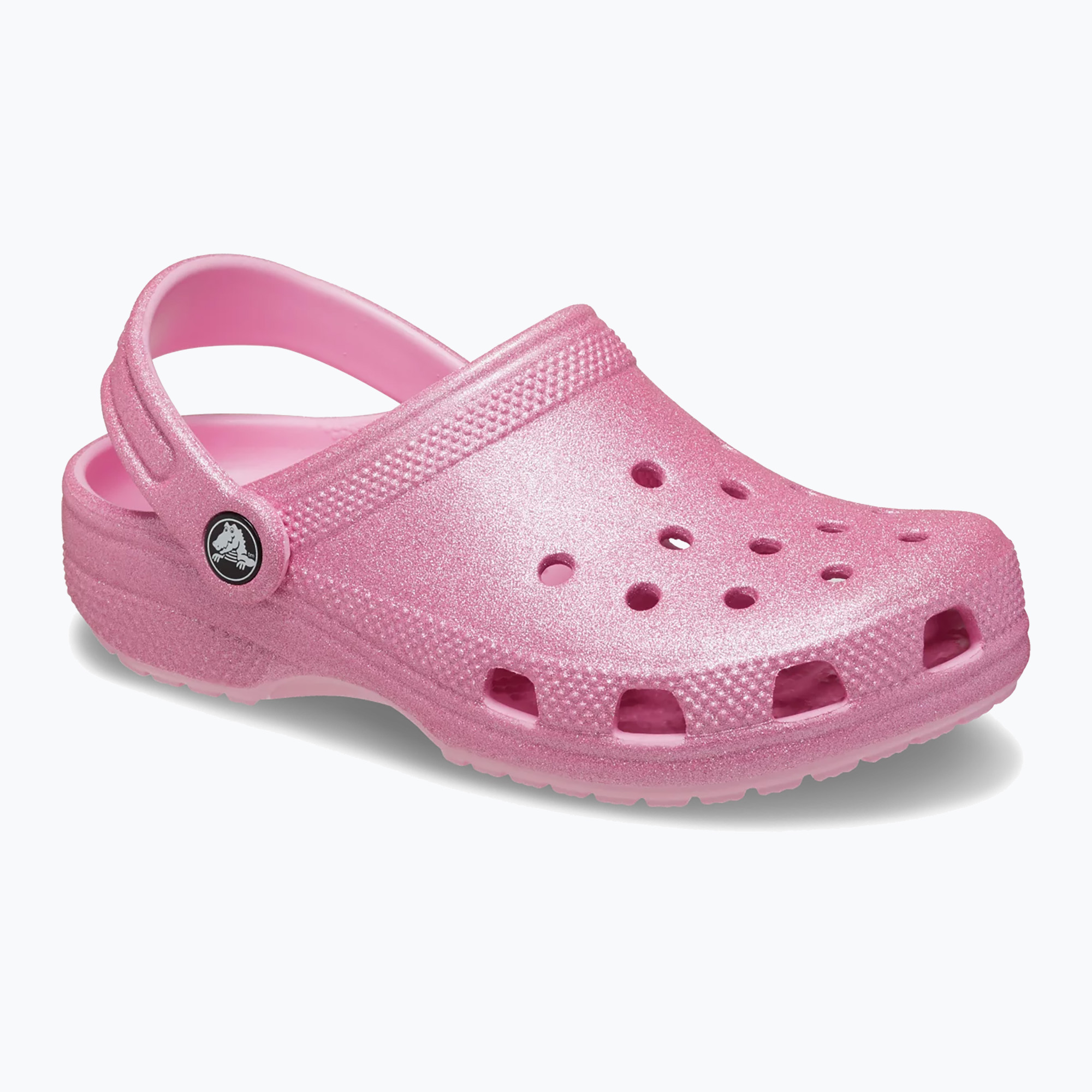 Children's clogs Crocs Classic Glitter Clog Toddler pink tweed glitter (23-24 EU)