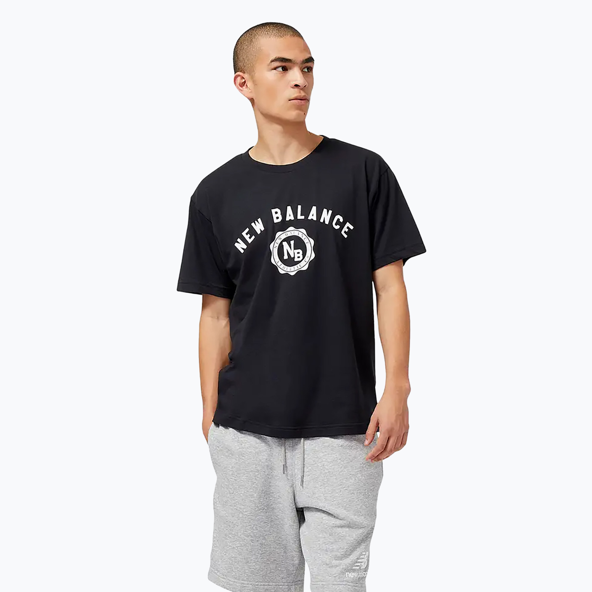 Men's New Balance Sport Seasonal T-shirt Graphic black (S)