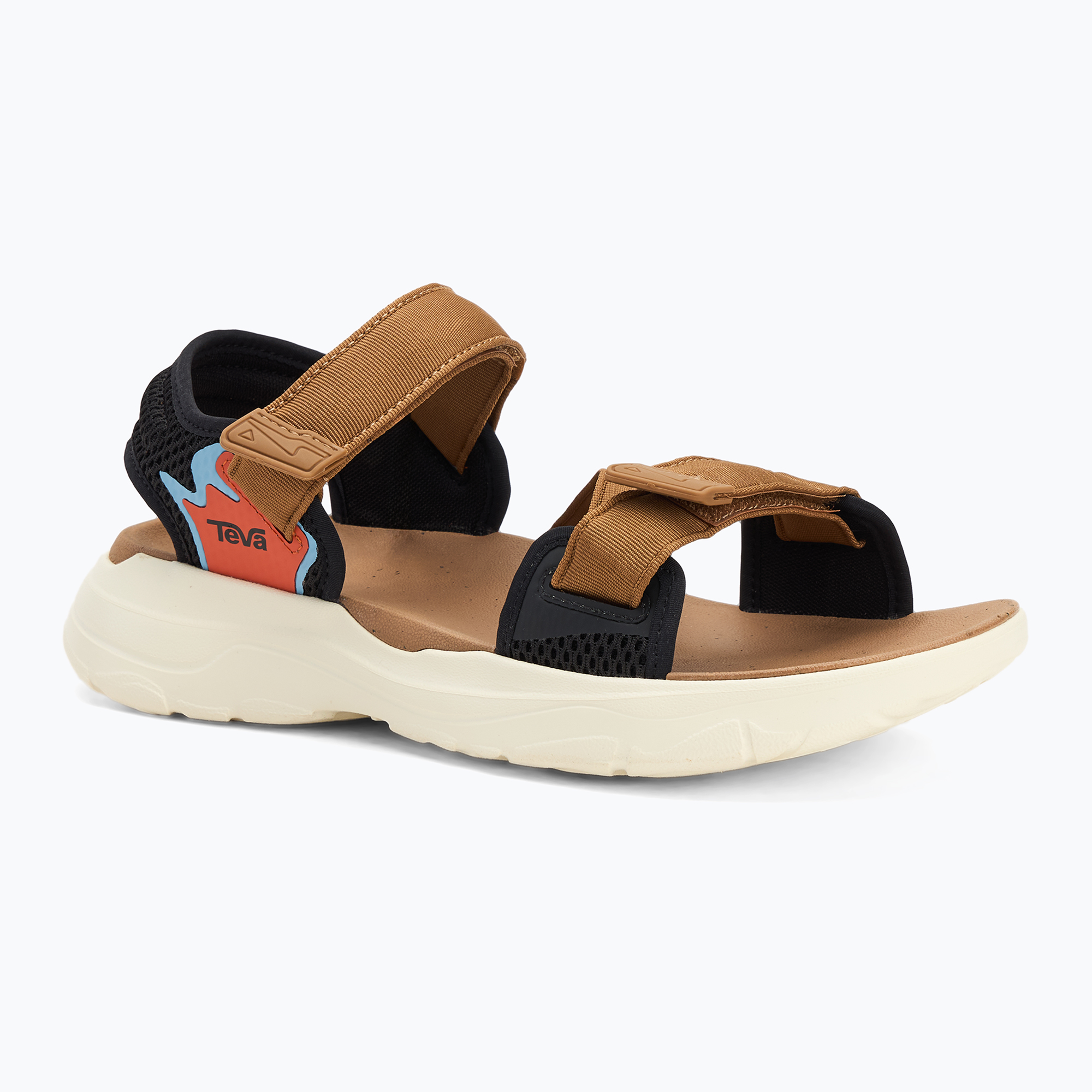 Teva Zymic honey brown / black men's sandals (44.5 EU)