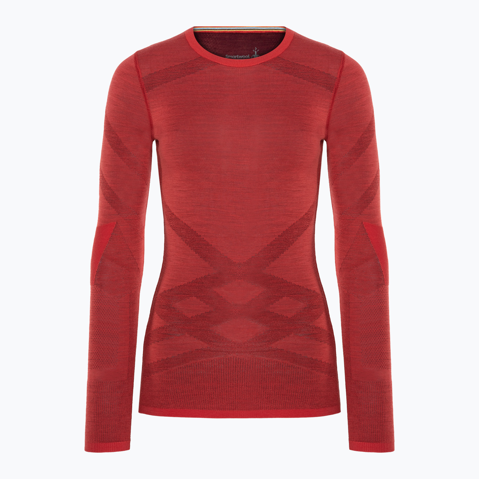 Women's Smartwool Intraknit Thermal Merino Baselayer Longsleeve Crew scarlet/black (M)