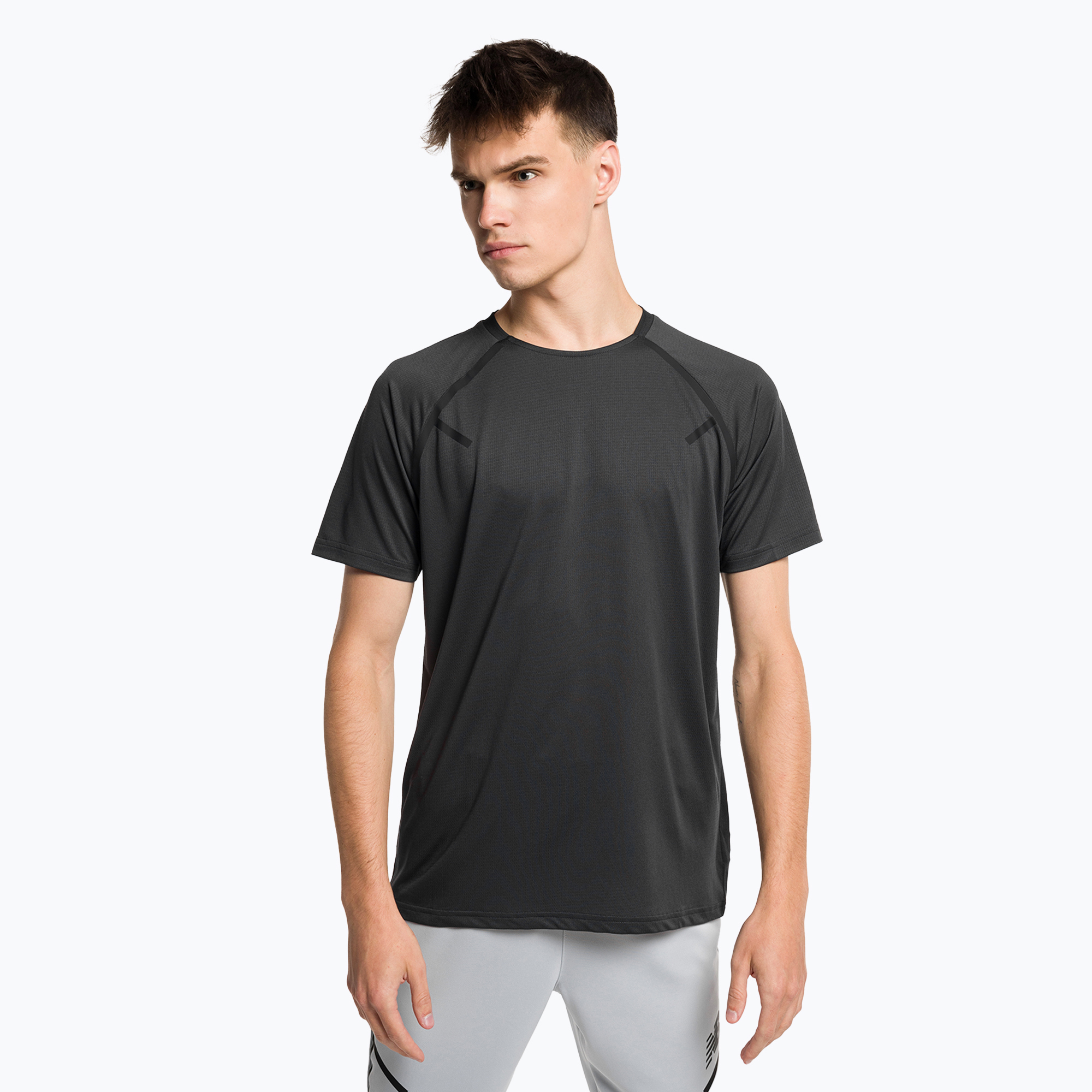 New Balance men's Tenacity Football Training t-shirt black MT23145PHM (L)