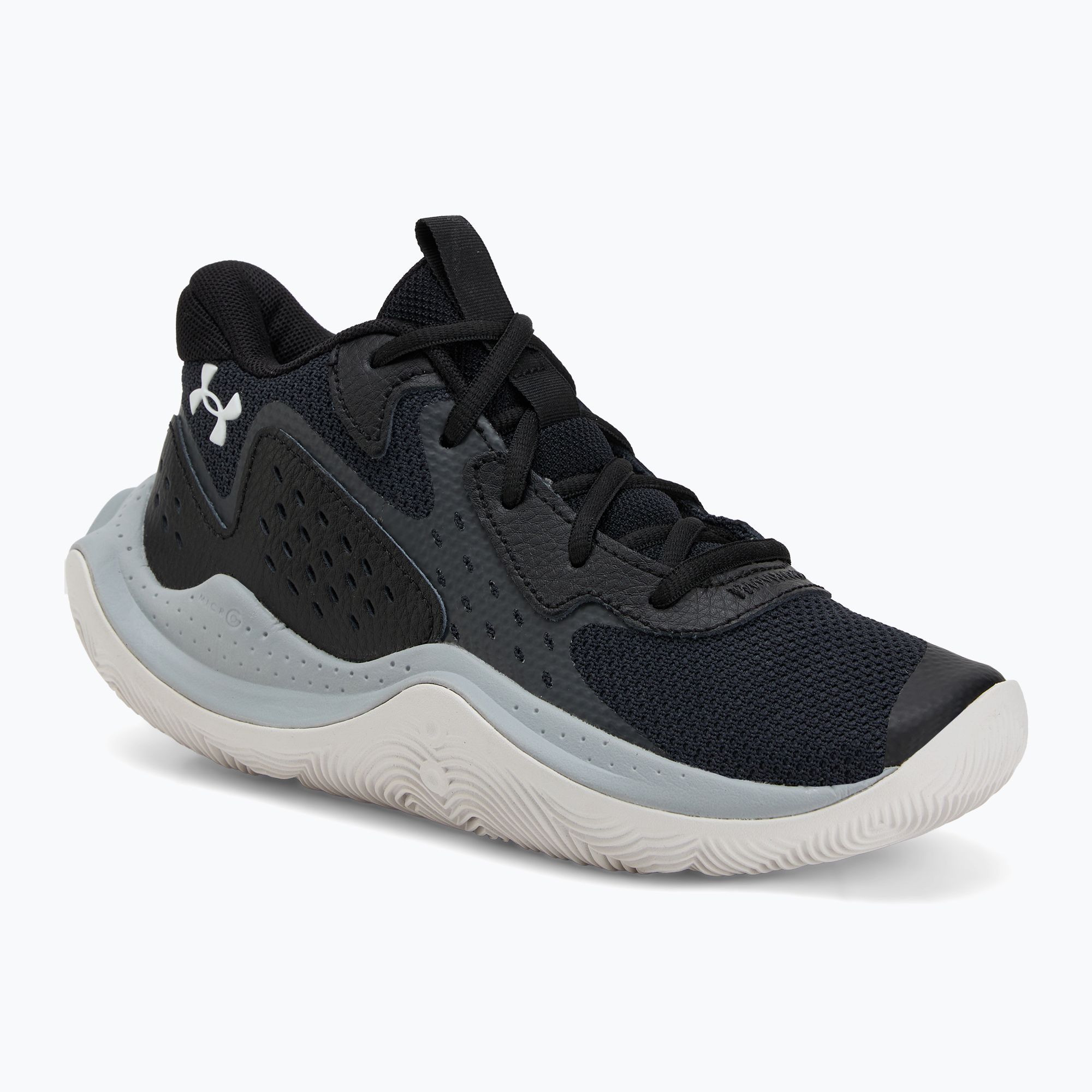 Under Armour Grade School Jet '23 black/jet gray/white children's basketball shoes