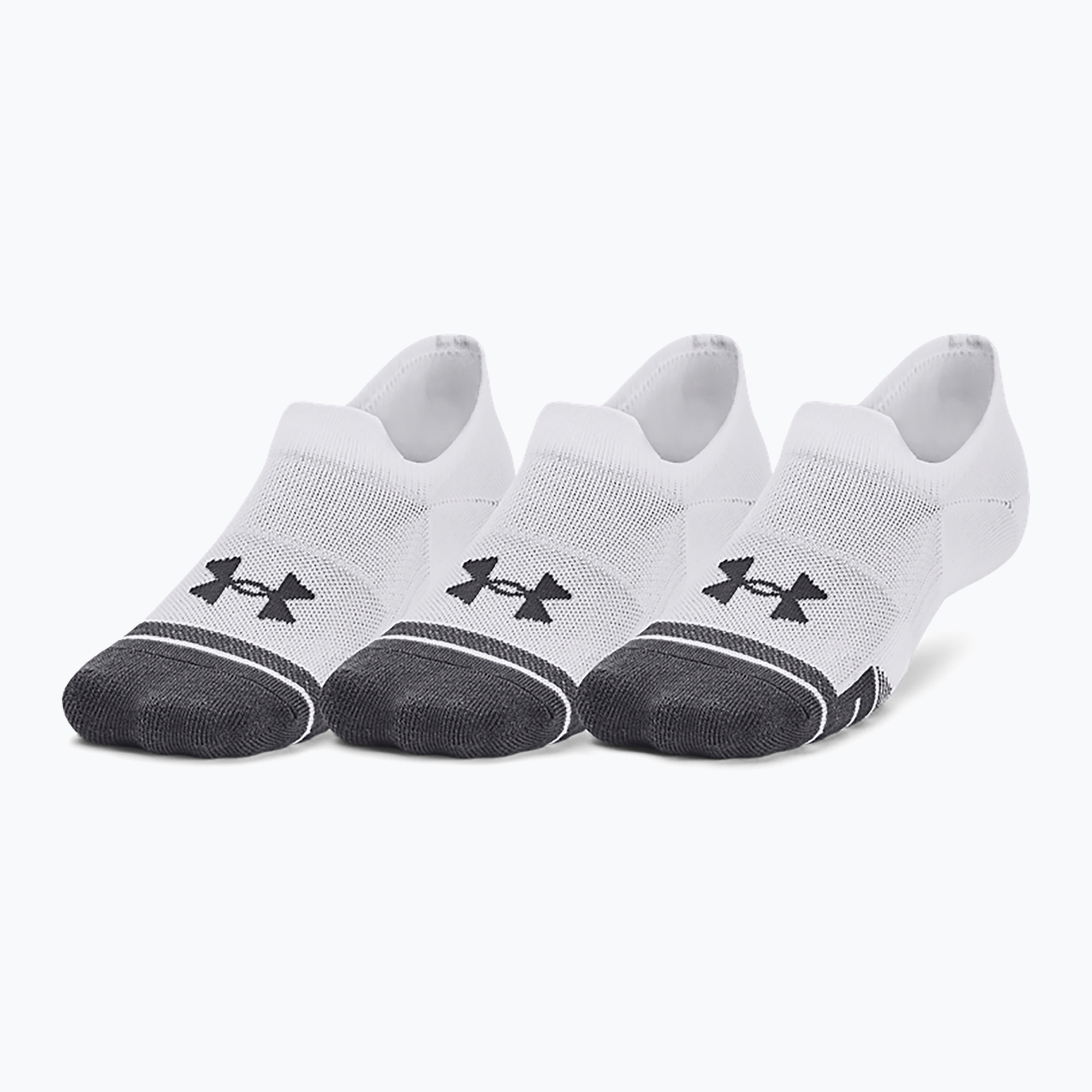 Socks Under Armour Performance Tech Ultra Low 3 pairs white/white/jet gray (L)