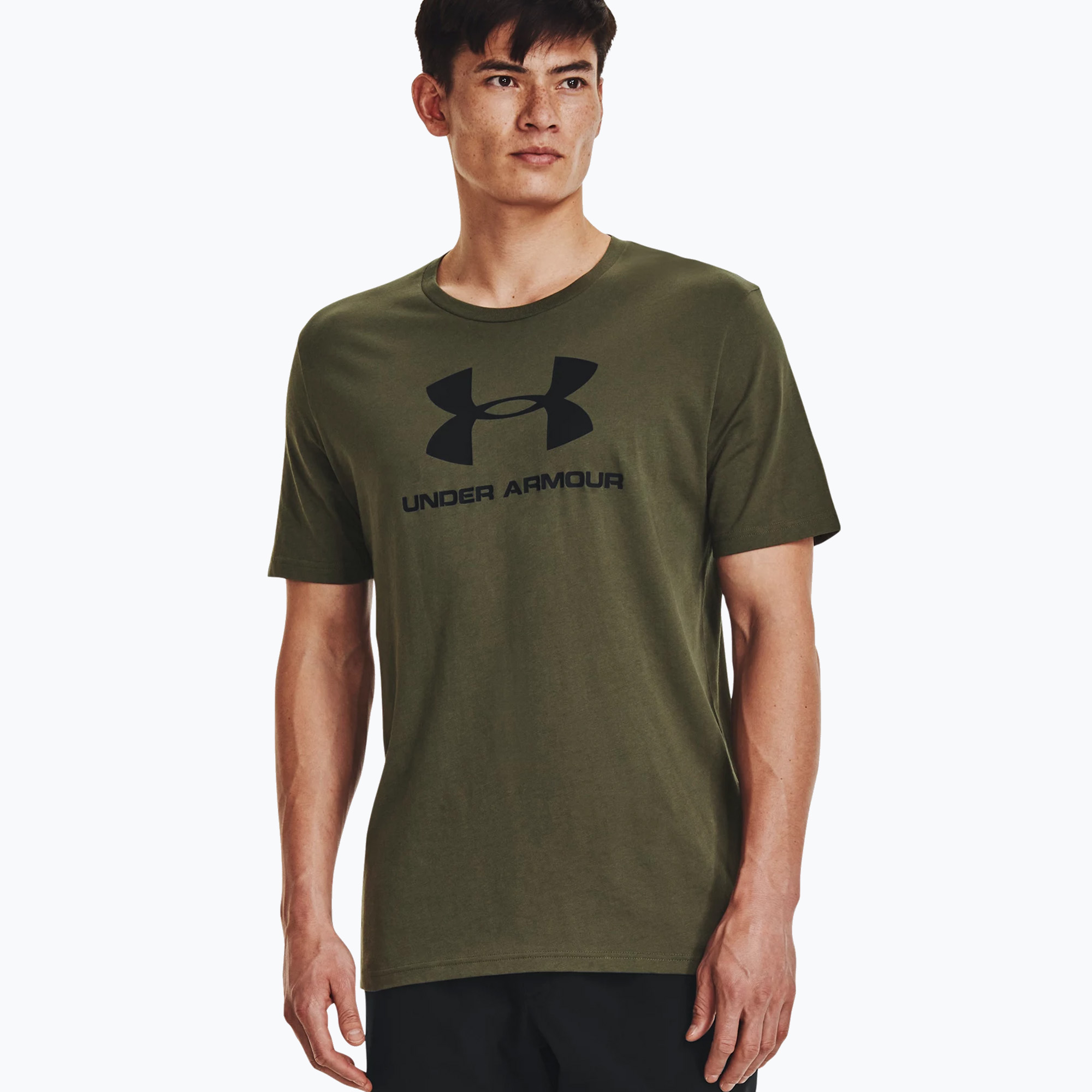 Men's Under Armour Sportstyle Logo T-shirt marine from green// black (XS)
