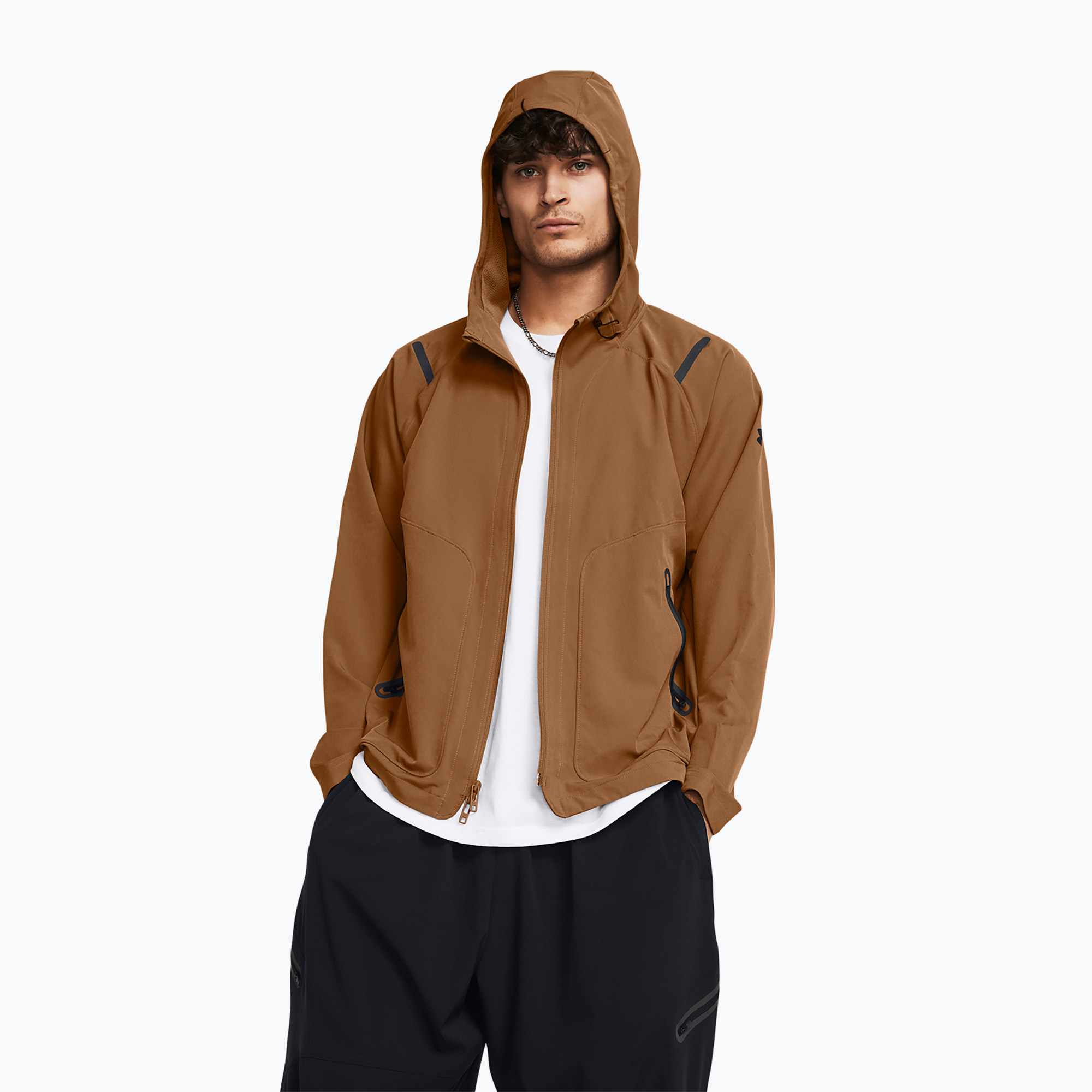 Under Armour Unstoppable tundra/black men's training jacket (M)
