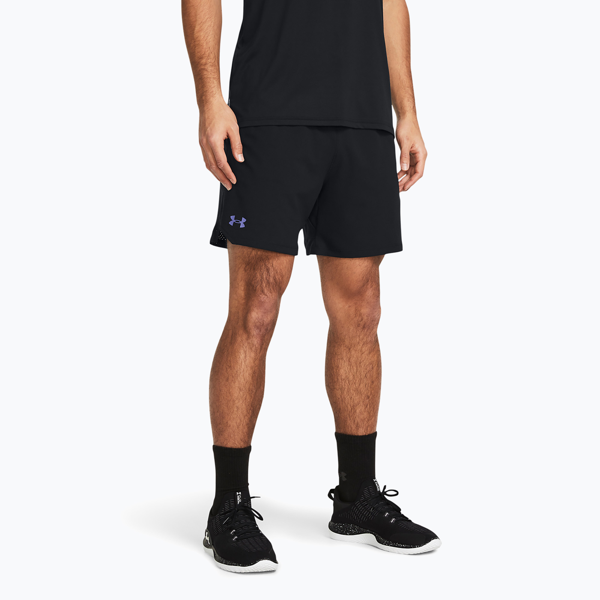 Under Armour men's training shorts Ua Vanish Woven 6in black/starlight (XXL)