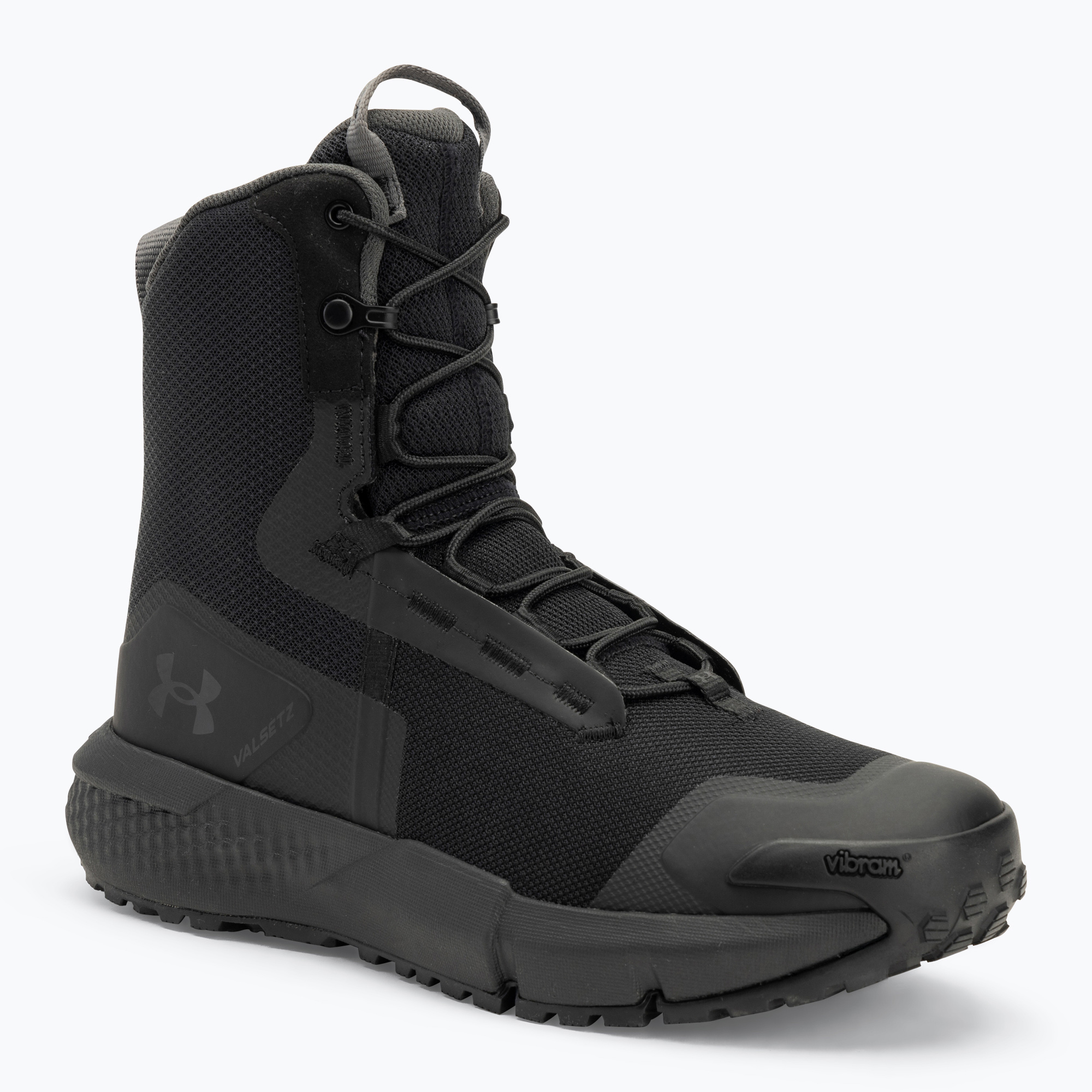 Men's tactical shoes Under Armour Charged Valsetz Zip black/black/jet gray (40.5 EU)