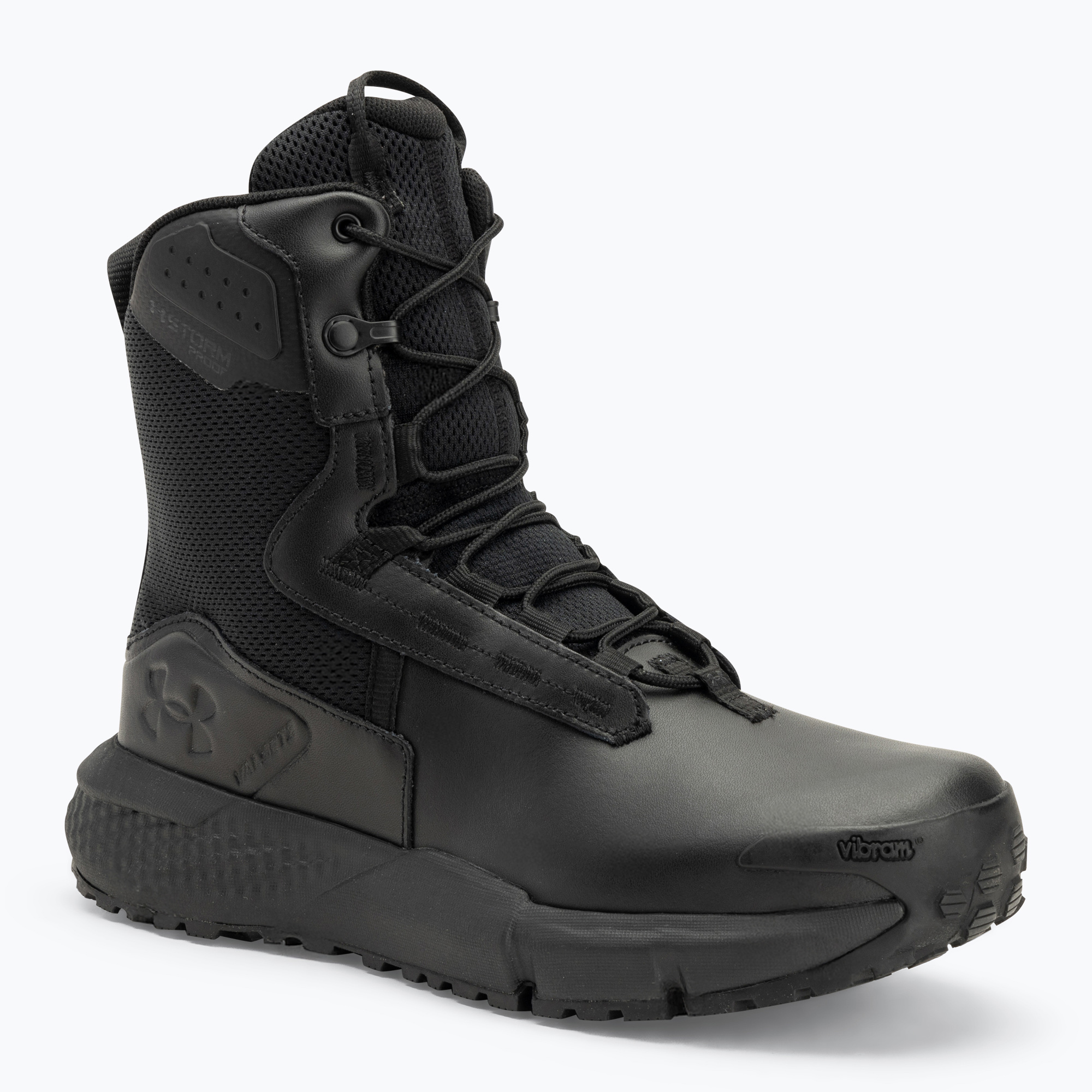 Men's tactical shoes Under Armour Charged Valsetz Waterproof Zip black/black/jet gray (43 EU)
