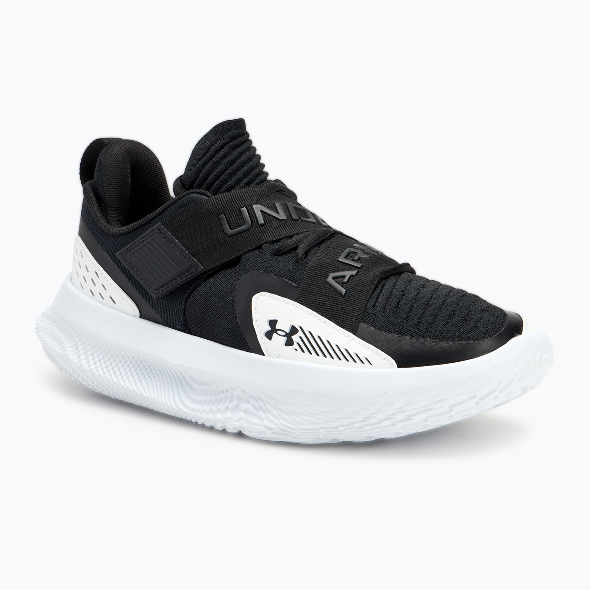 Under Armour Flow Futr X 4 black/white/black basketball shoes (42 EU)