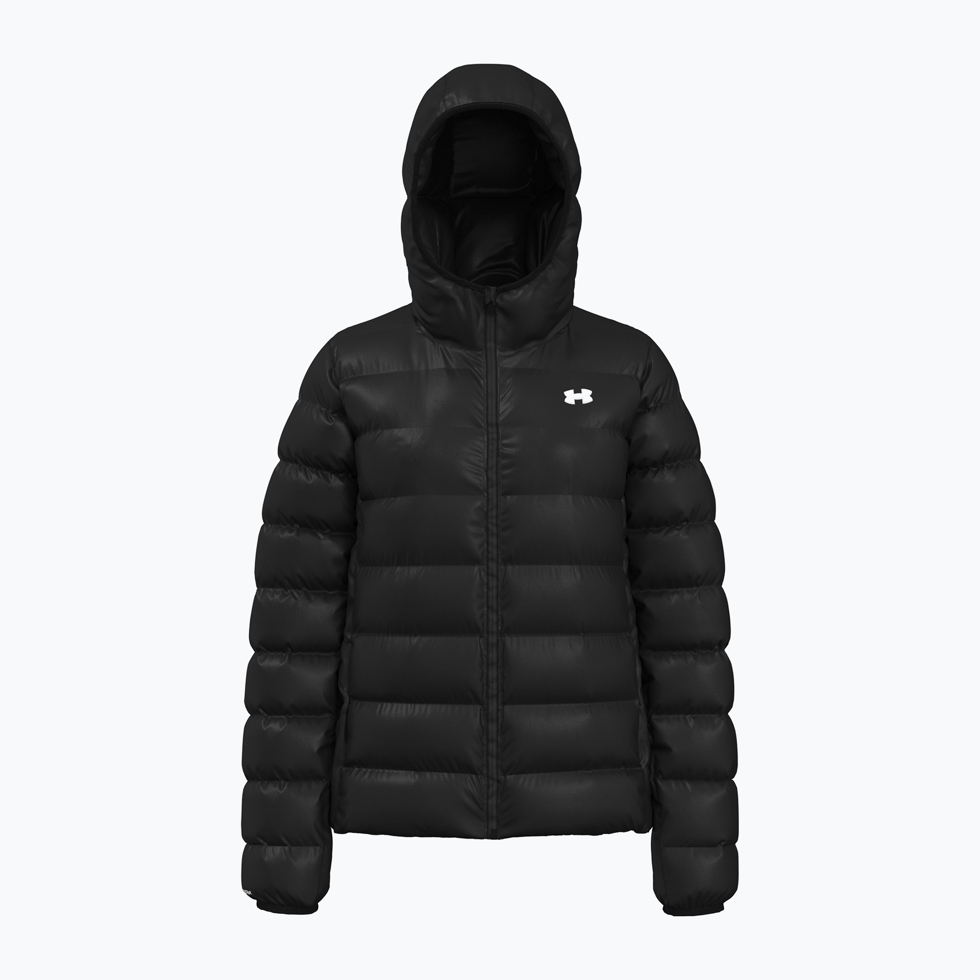 Women's Under Armour Legend Down Hooded jacket black/white