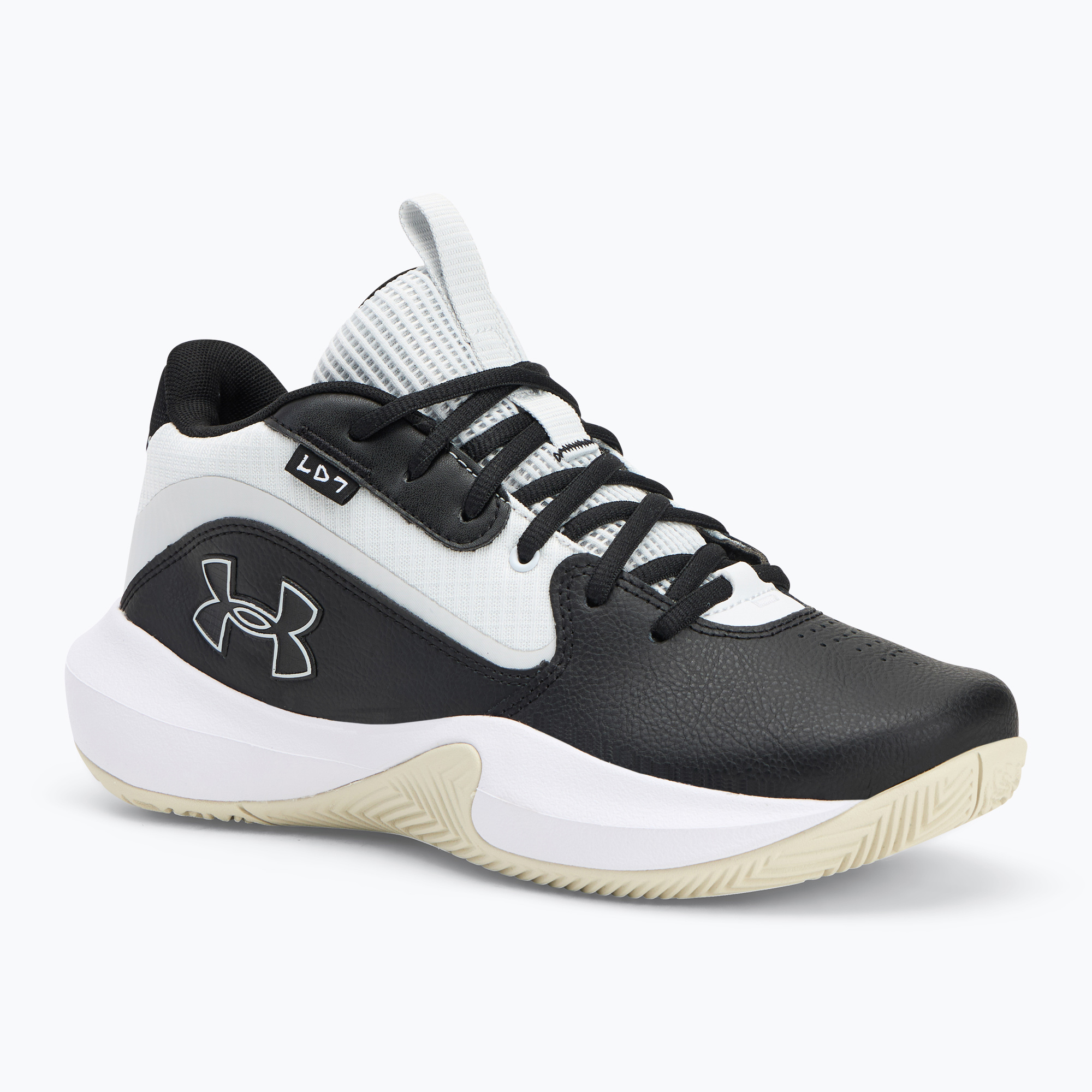 Under Armour Lockdown 7 black/silt/distant gray basketball shoes (48.5 EU)