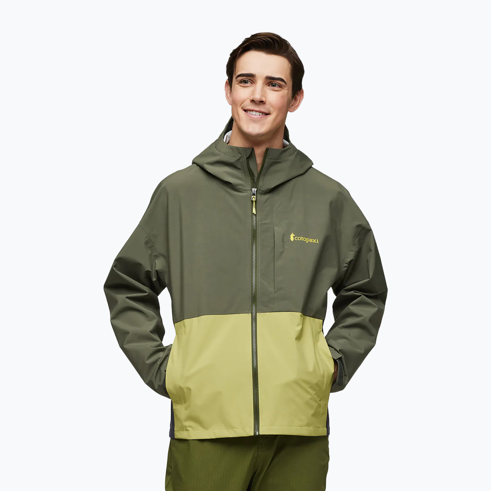 Cotopaxi Cielo Rain Jacket fatigue/lemongrass (M)
