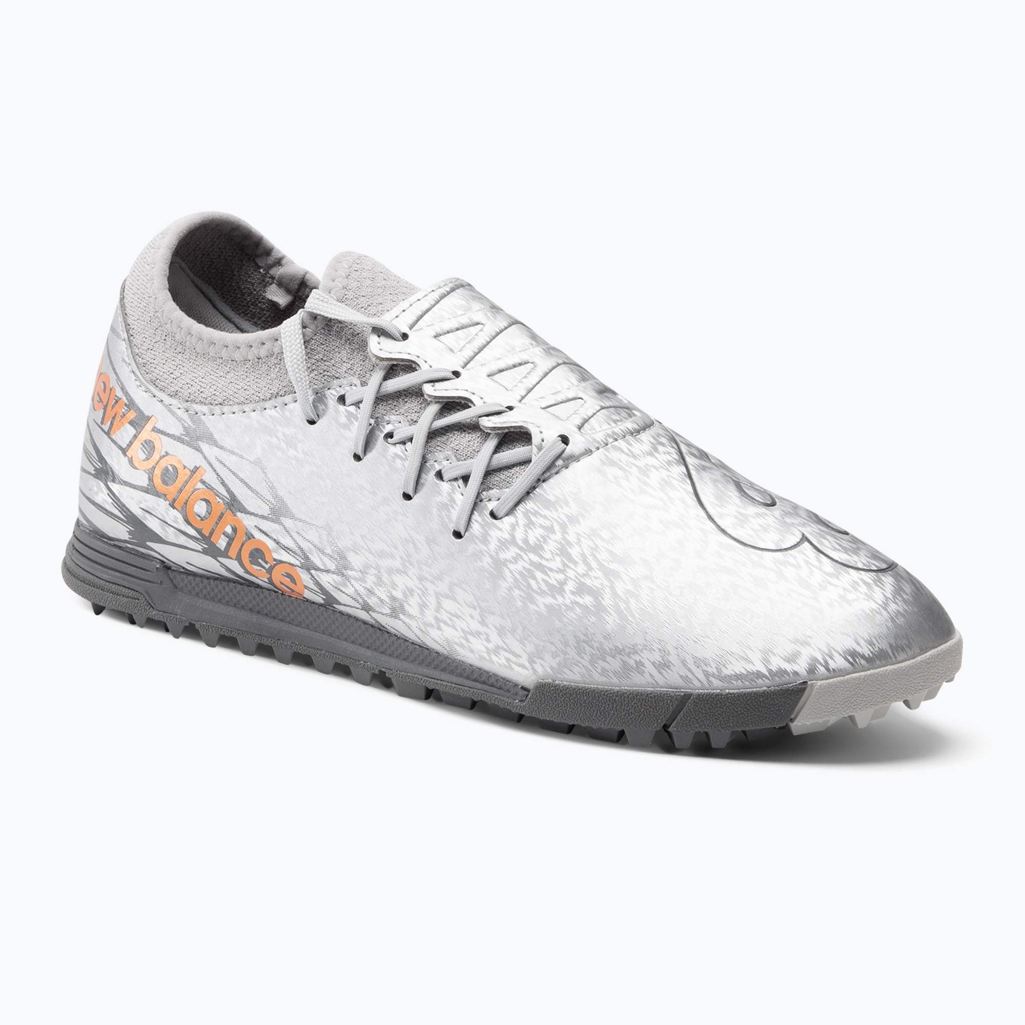 Men's football boots New Balance Furon V7 Dispatch TF silver (44 EU)