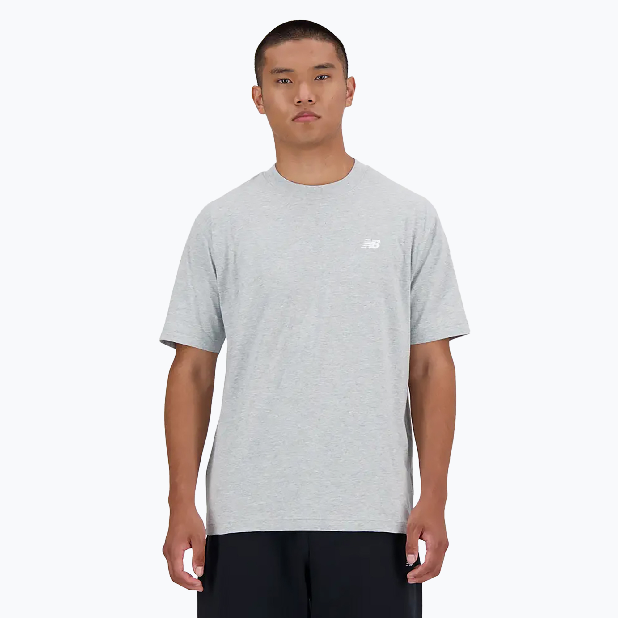 Men's New Balance Small Logo athletic grey T-shirt (M)