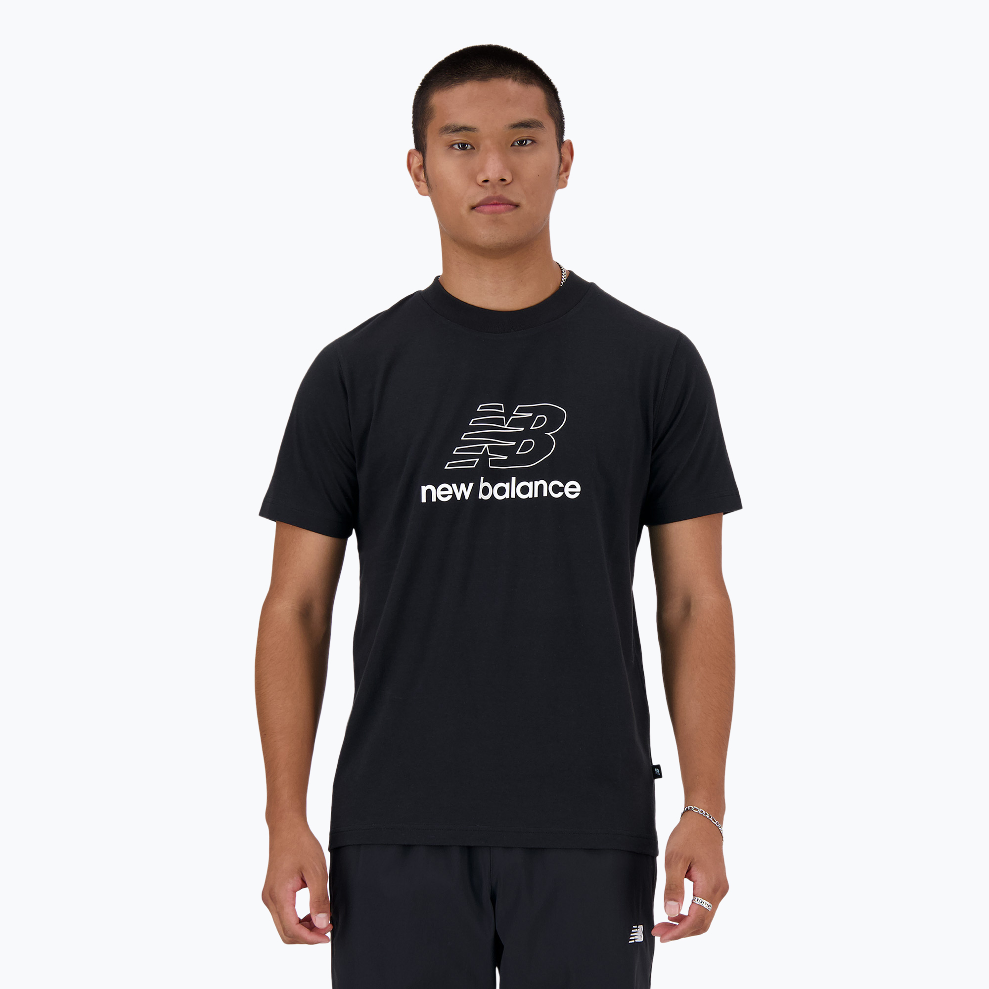 Men's New Balance Graphic V Flying t-shirt black (L)