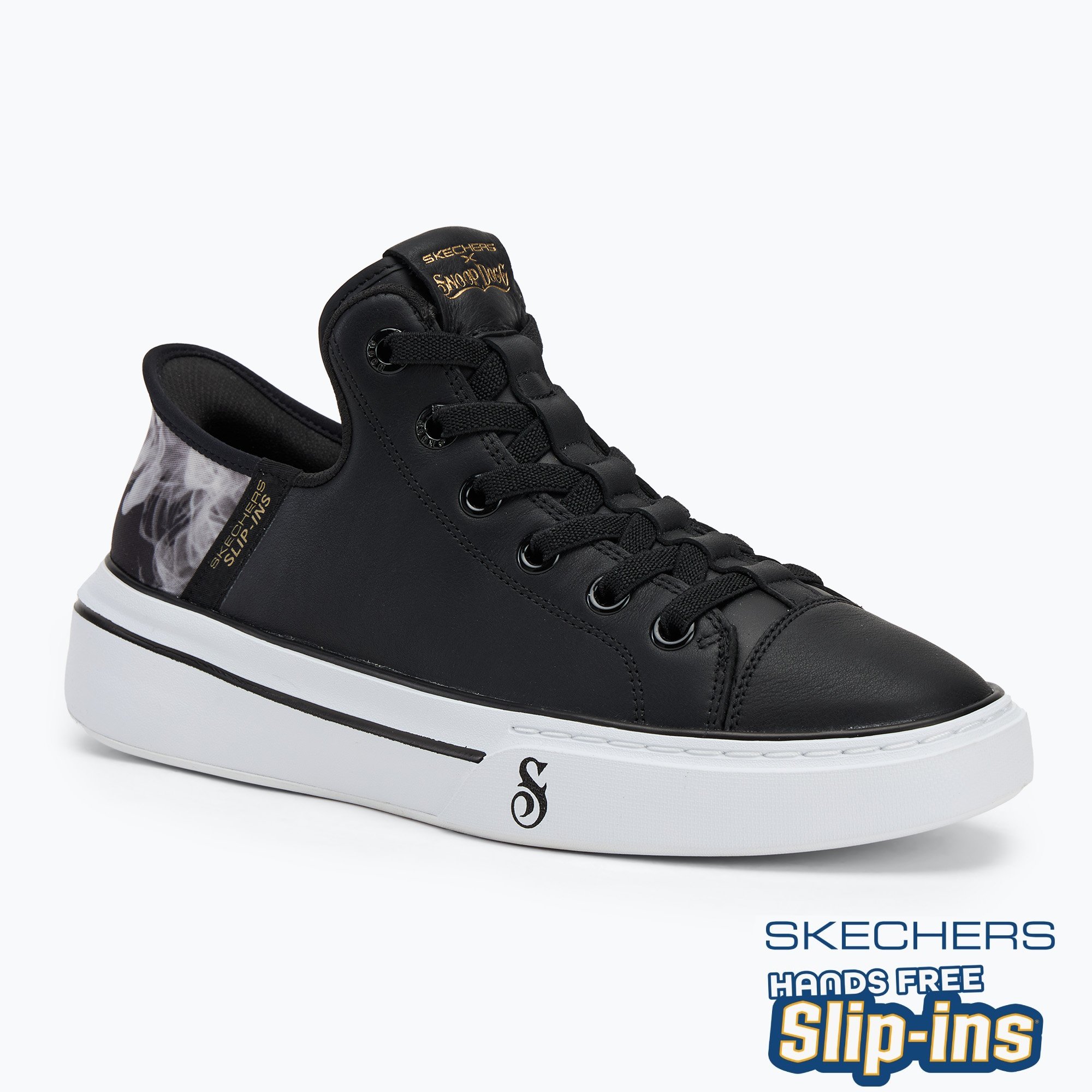 SKECHERS men's shoes Snoop One OG black/white (38 EU)