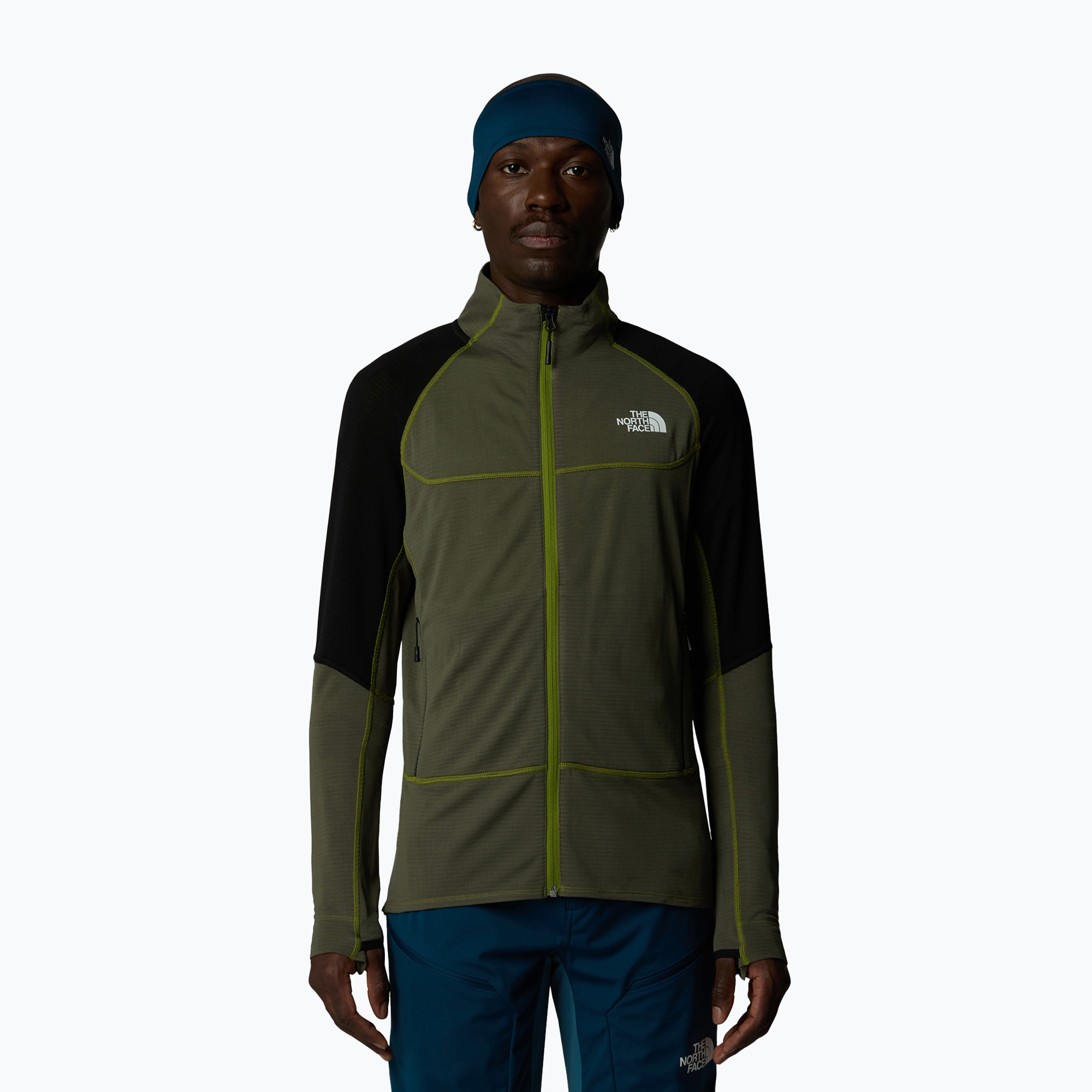 Men's The North Face Bolt Polartec Jacket oak green/black (XL)
