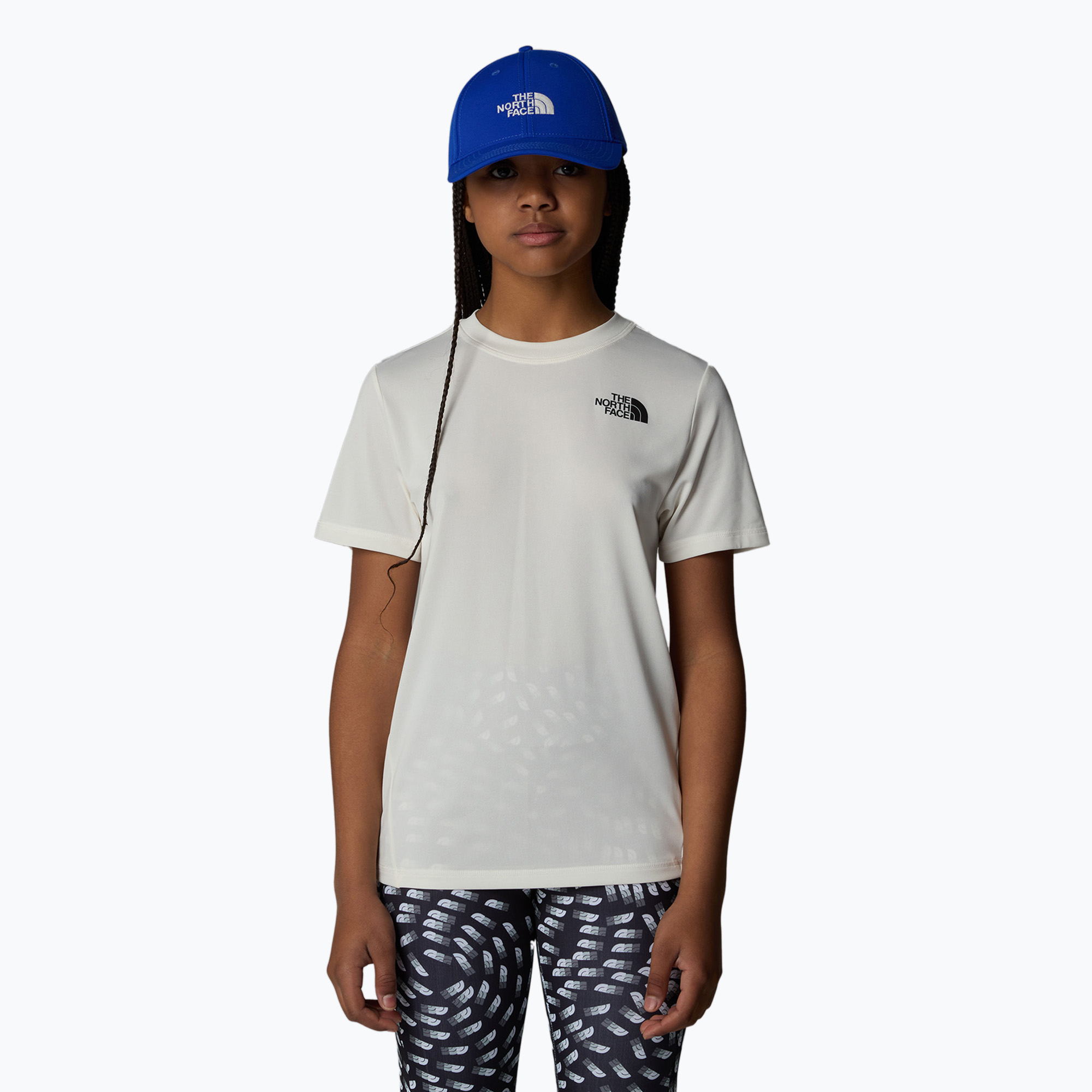 The North Face Reaxion white dune children's t-shirt (XL)