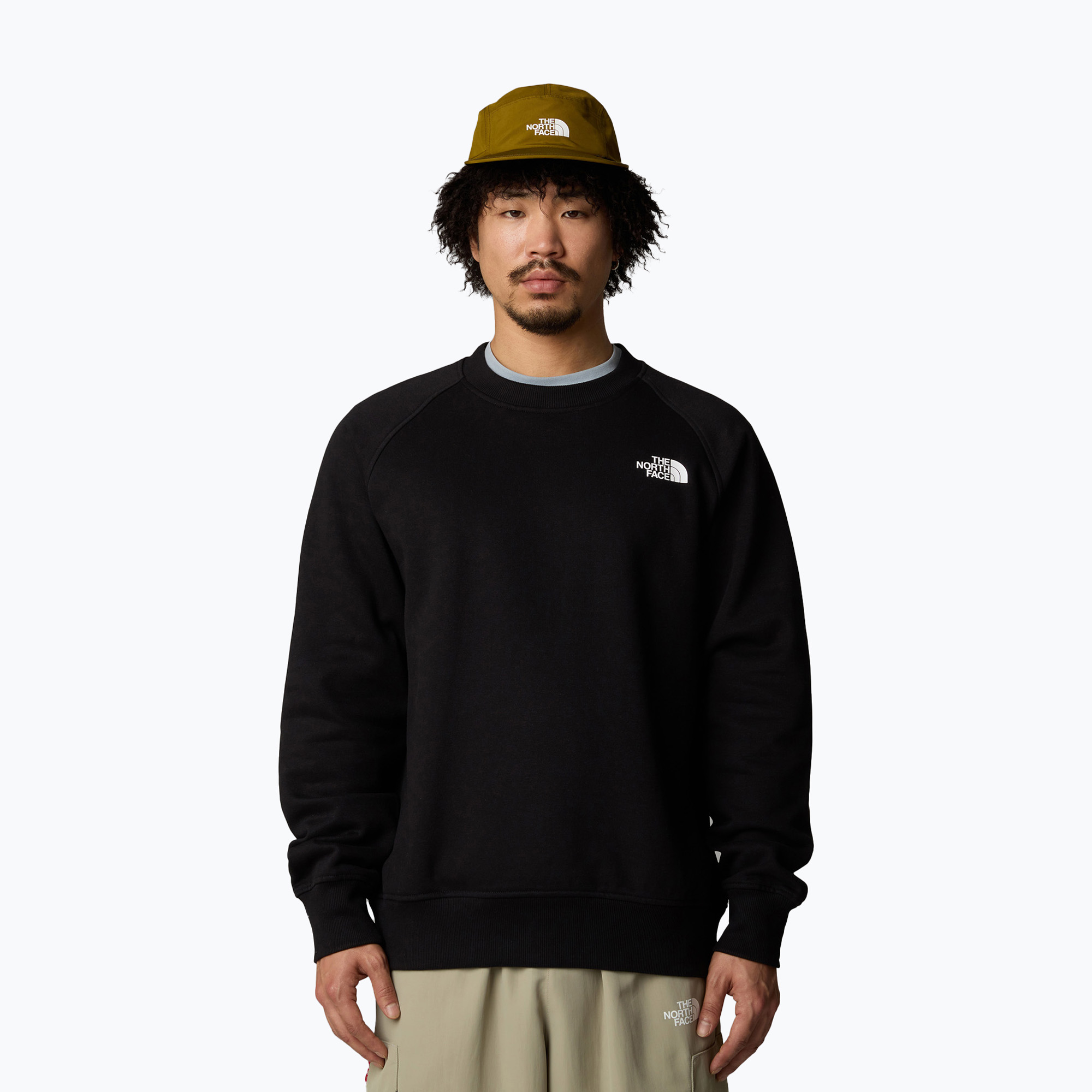 Men's sweatshirt The North Face Raglan Box Nse Crew tnf black (M)