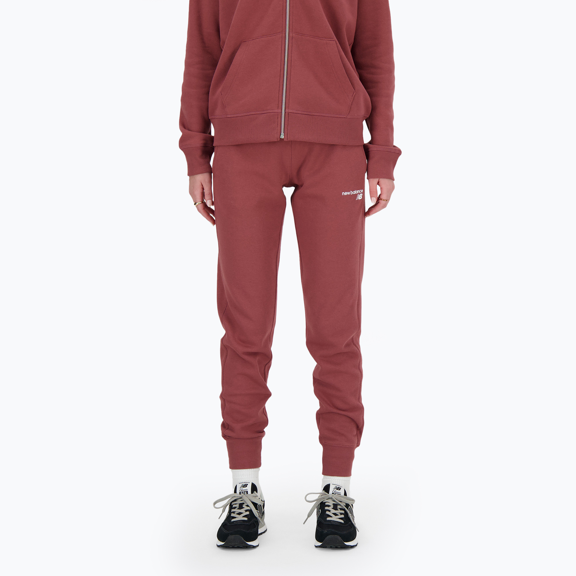 Women's New Balance Classic Core Fleece washedbu trousers (L)