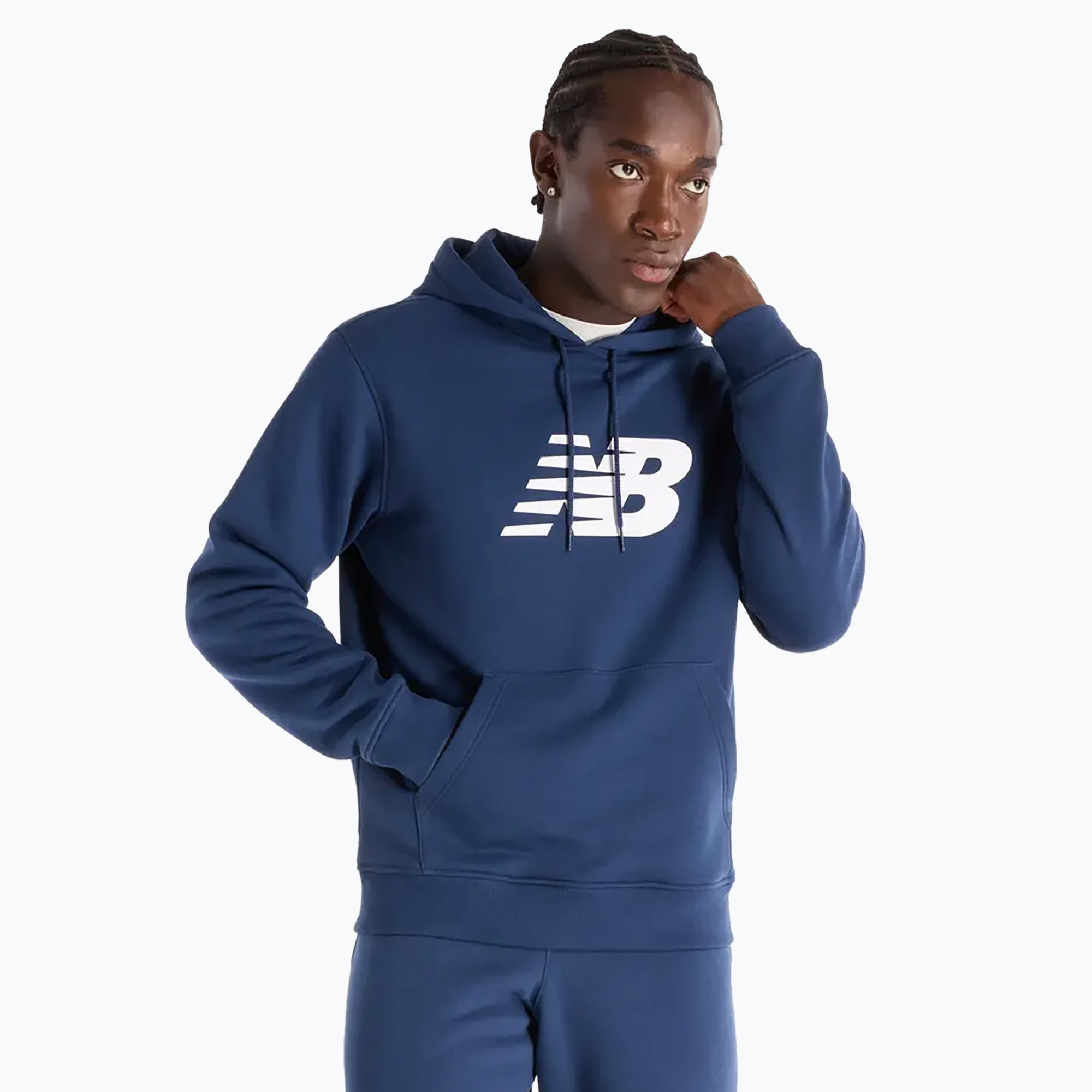 Men's New Balance Core Brushed Hoodie navy (S)