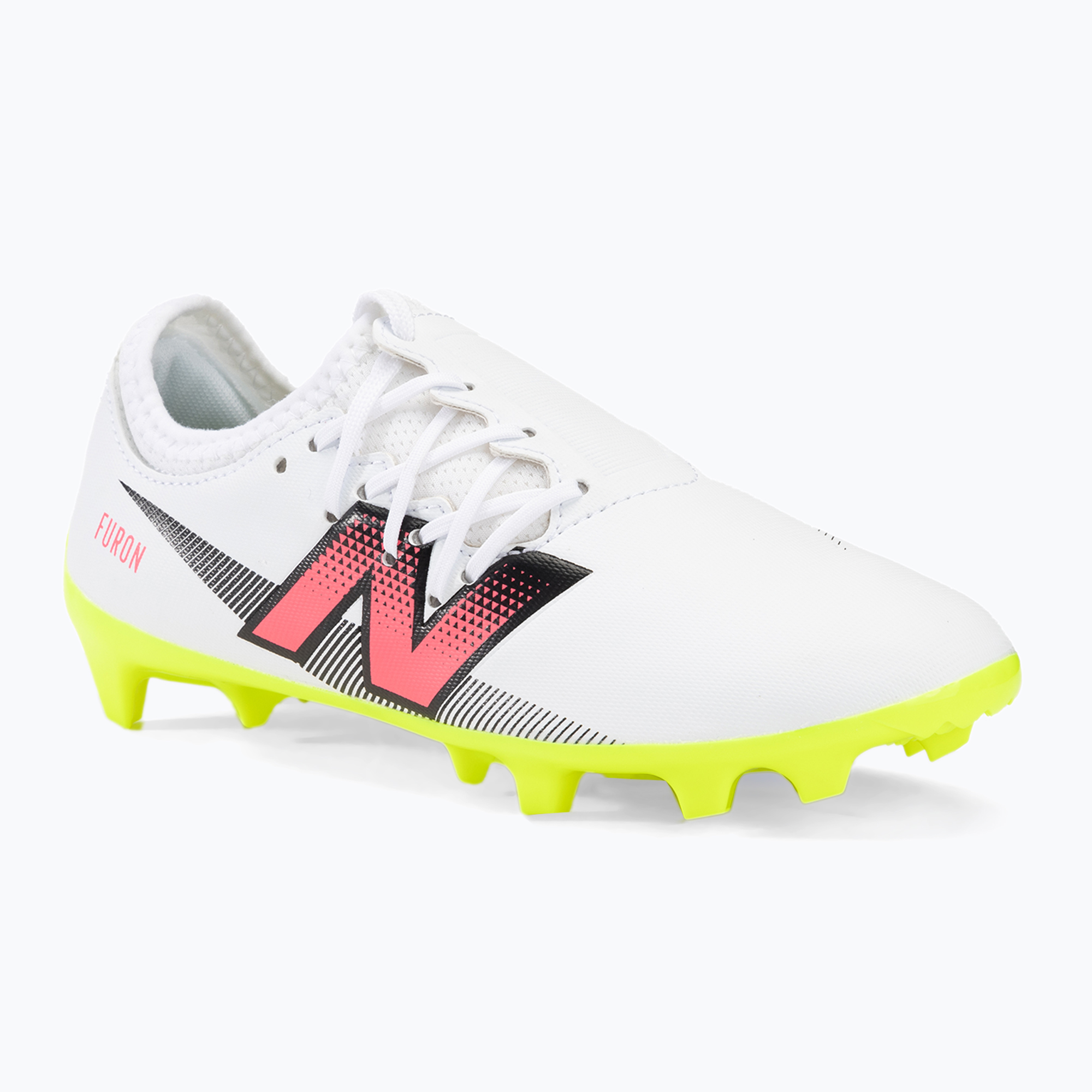 Children's football boots New Balance Furon Dispatch V7+ FG white (36 EU)