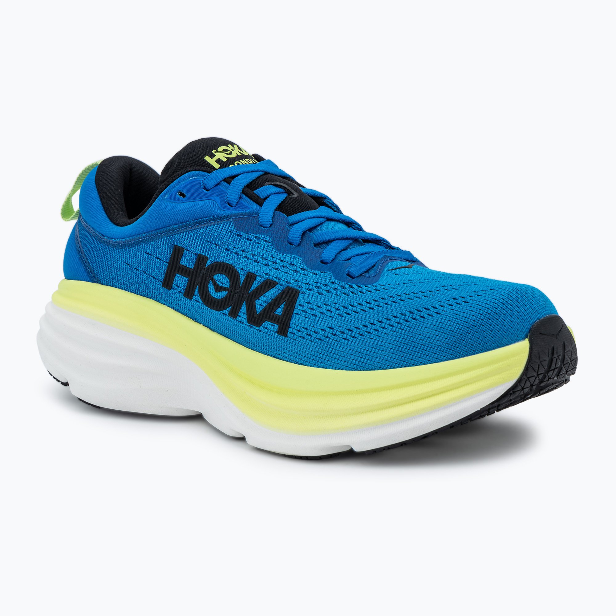 HOKA Bondi 8 electric cobalt/lettuce men's running shoes (45 1/3 EU)