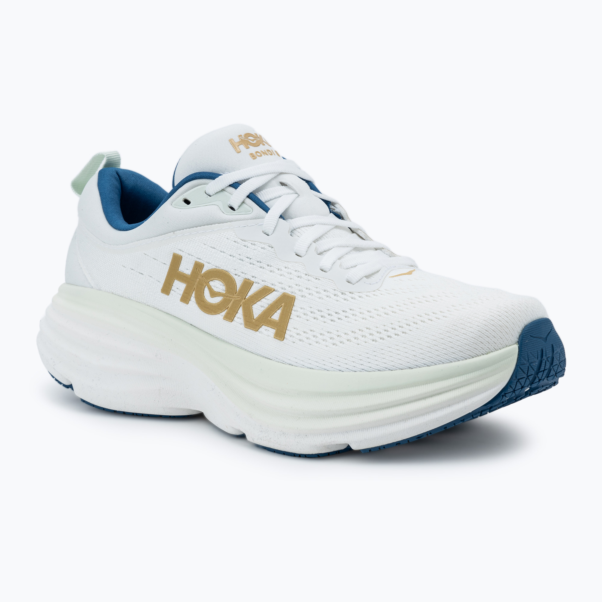 Men's running shoes HOKA Bondi 8 frost/gold (45 1/3 EU)