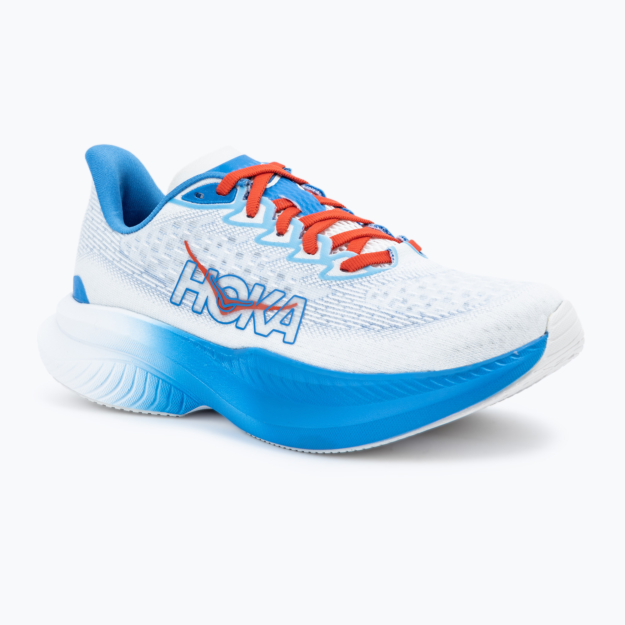 Women's running shoes HOKA Mach 6 white/virtual blue (38 2/3 EU)