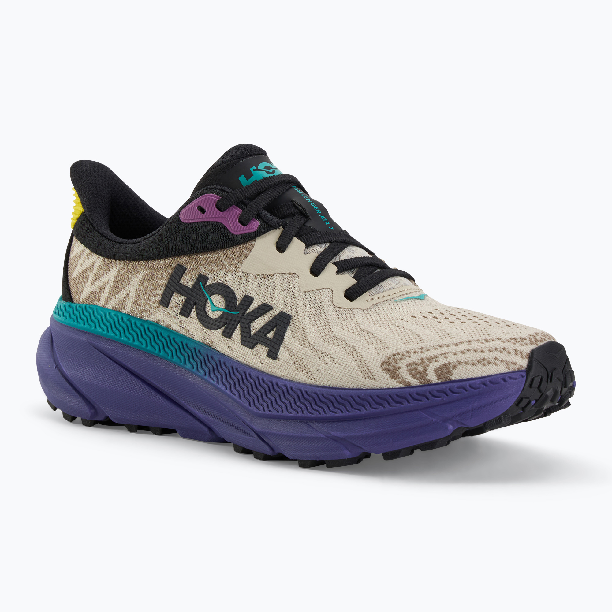 HOKA Challenger ATR 7 oatmeal/mountain iris men's running shoes (46 EU)