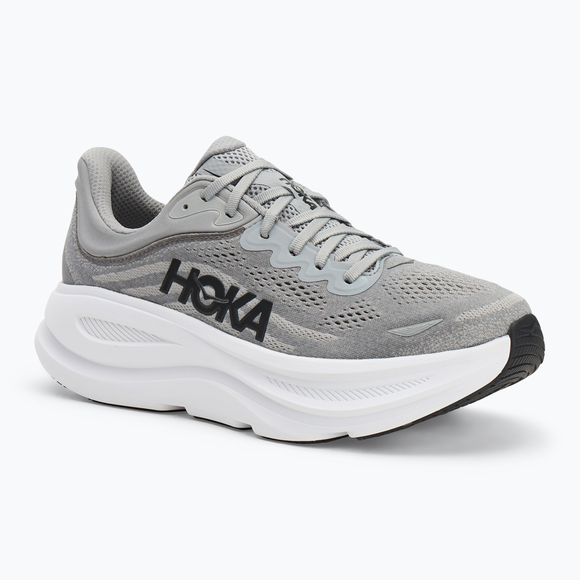 Men's running shoes HOKA Bondi 9 galactic grey/stellar grey (45 1/3 EU)
