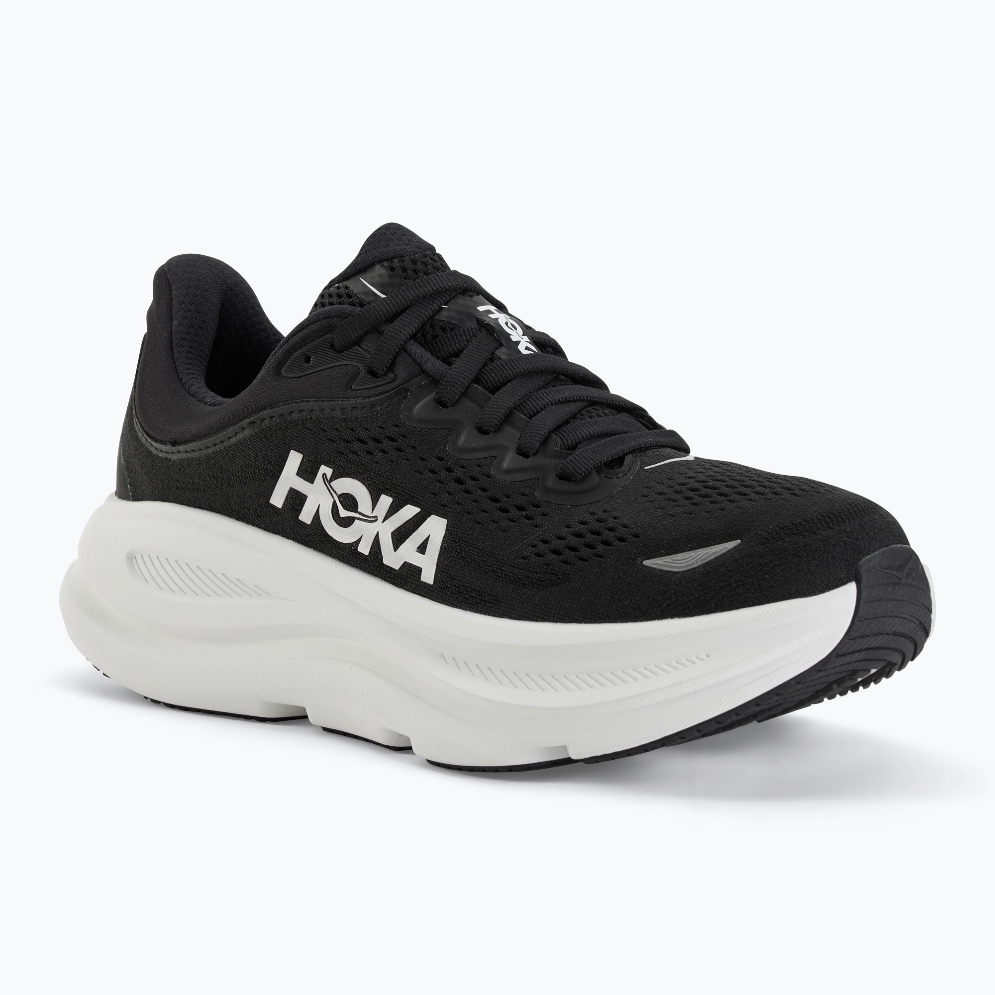 Women's running shoes HOKA Bondi 9 black/white (38 EU)