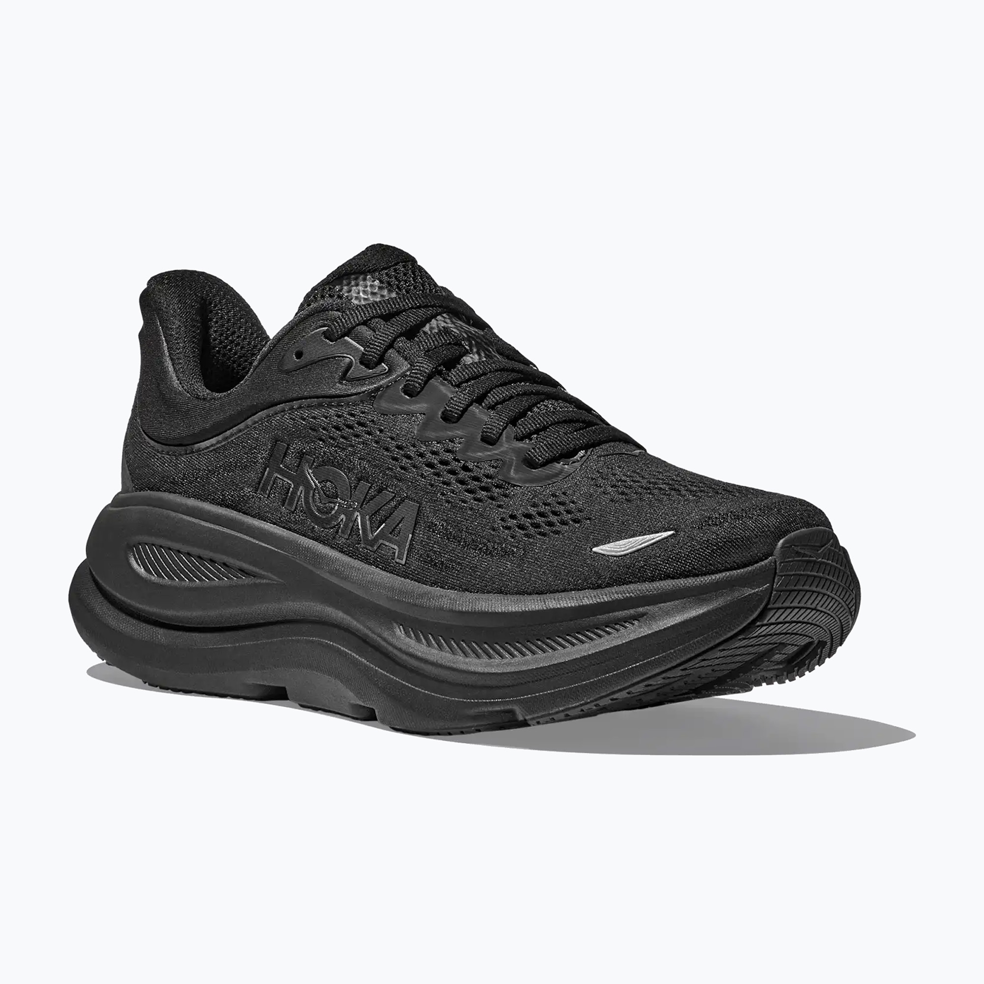 Men's running shoes HOKA Bondi 9 Wide black/black (44 2/3 EU)