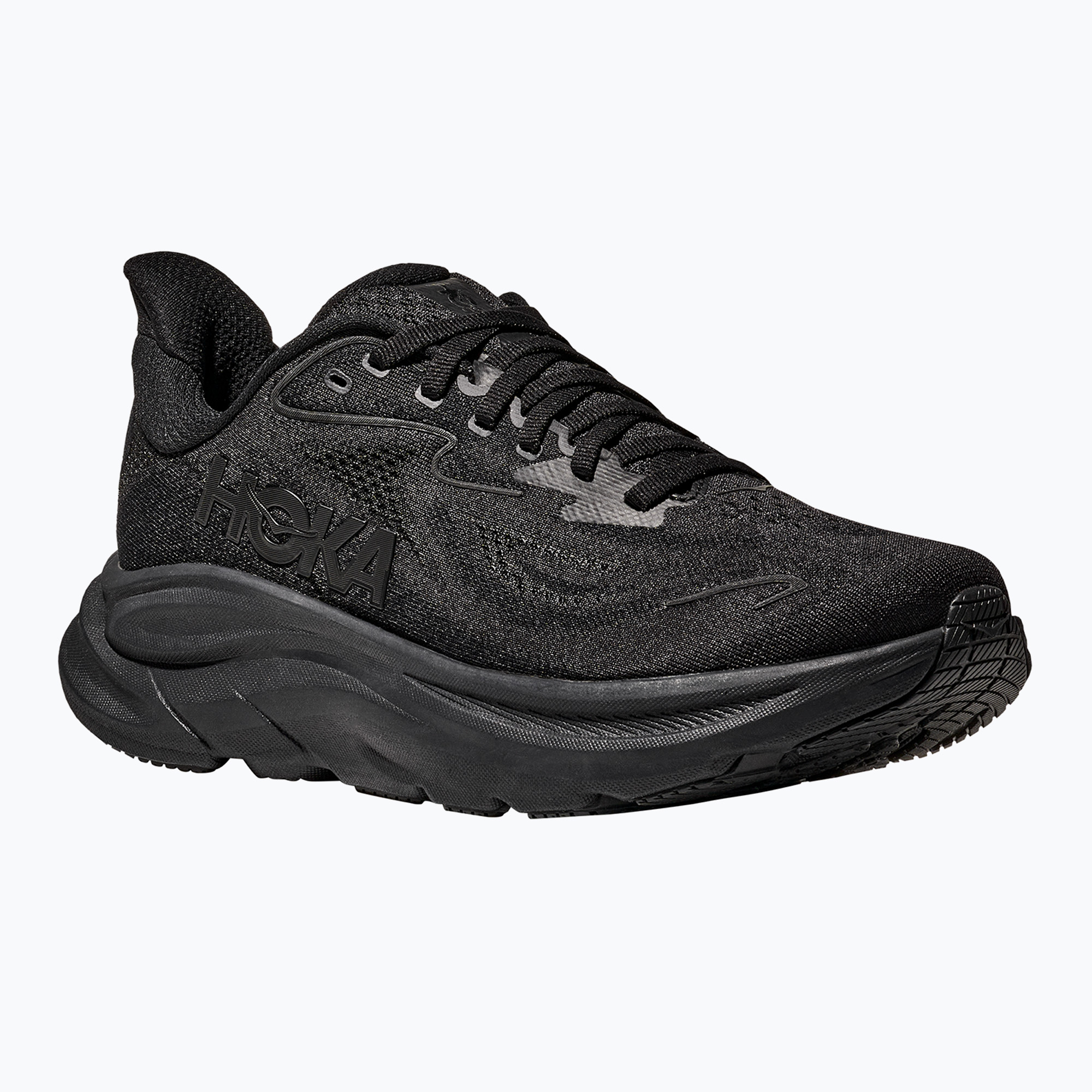 Men's running shoes HOKA Clifton 10 black/black
