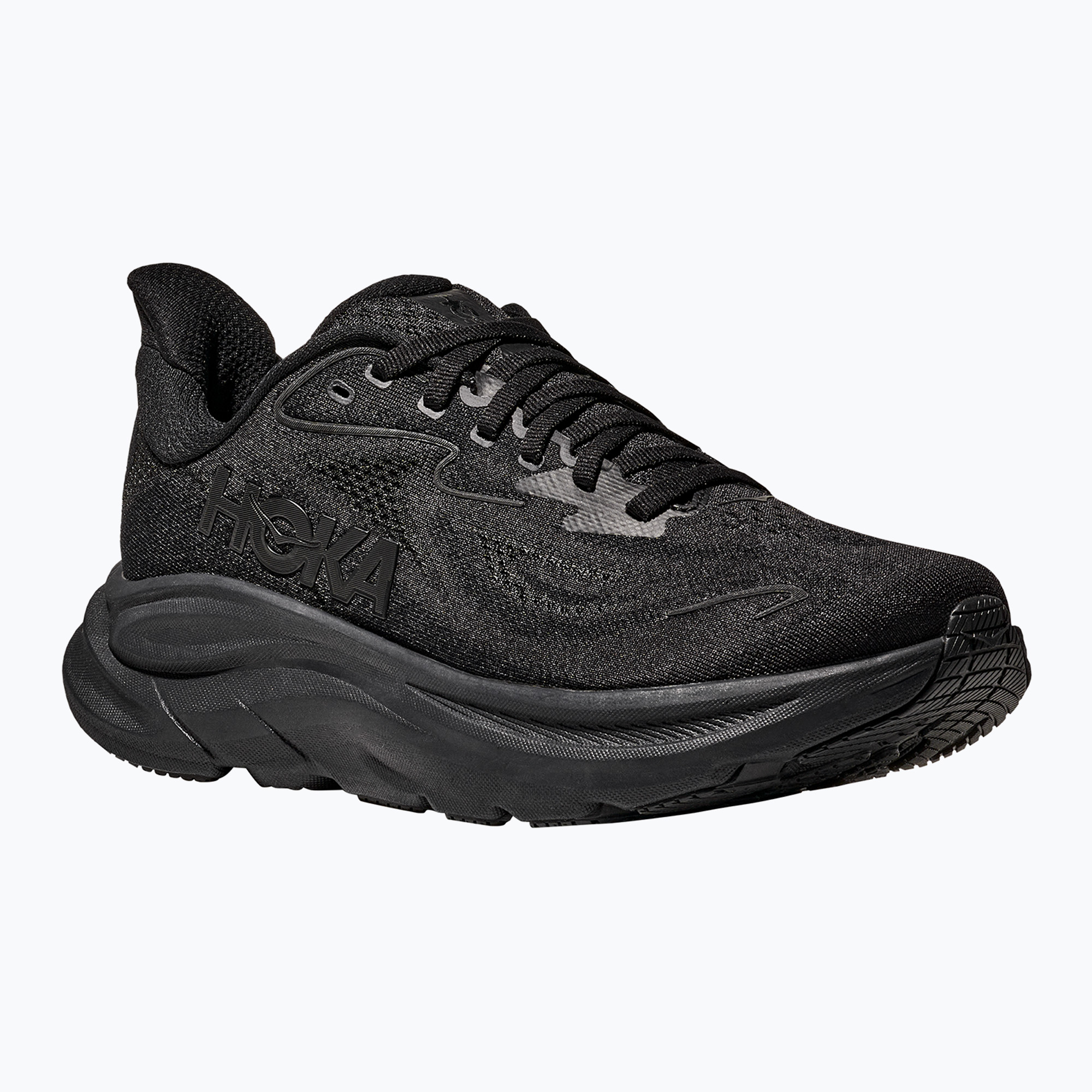 Women's running shoes HOKA Clifton 10 black/black