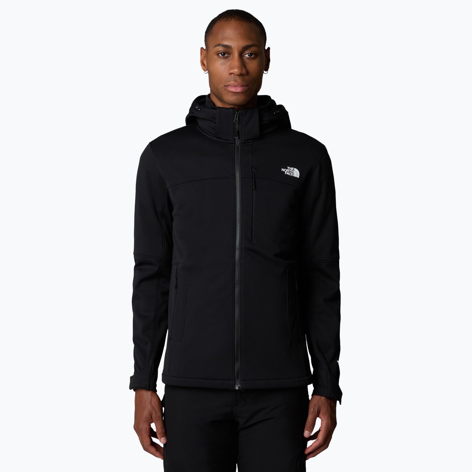 Men's softshell jacket The North Face Diablo Softshell Detachable Hood black/black/npf (S)