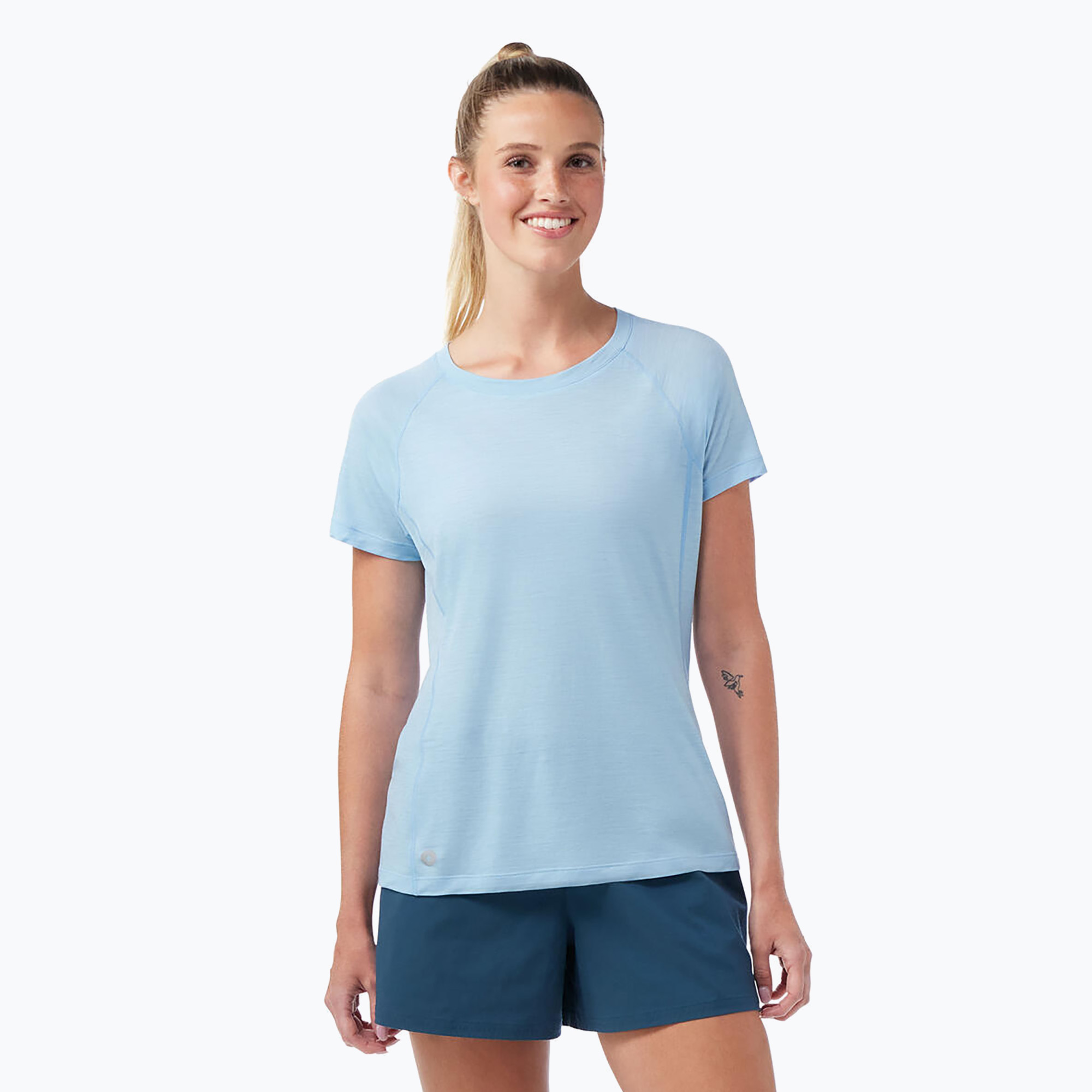 Women's thermal T-shirt Smartwool Active Ultralite serene blue (S)