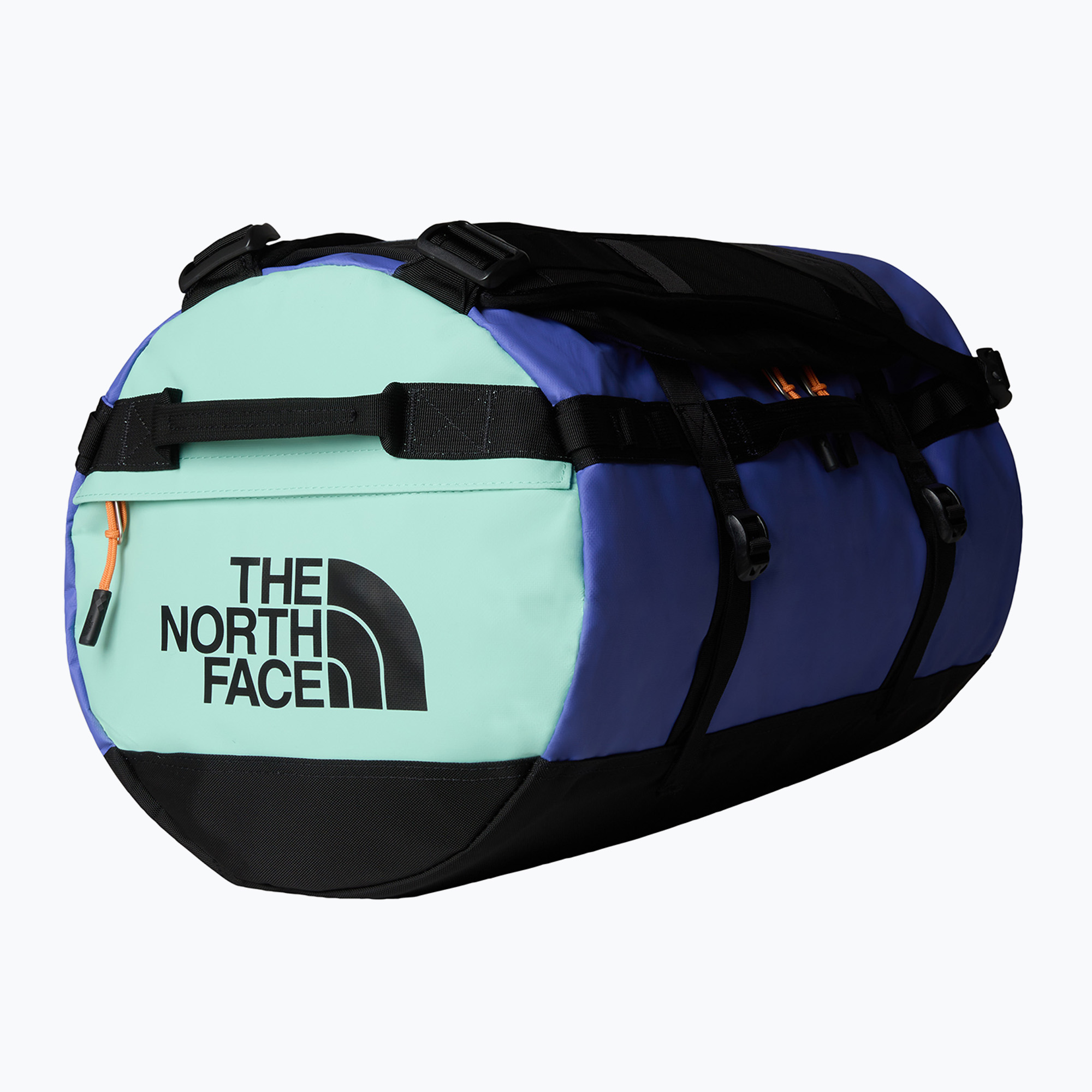 The North Face Base Camp Duffel S 50 l indigo plum/bright foam/papaya travel bag (S)