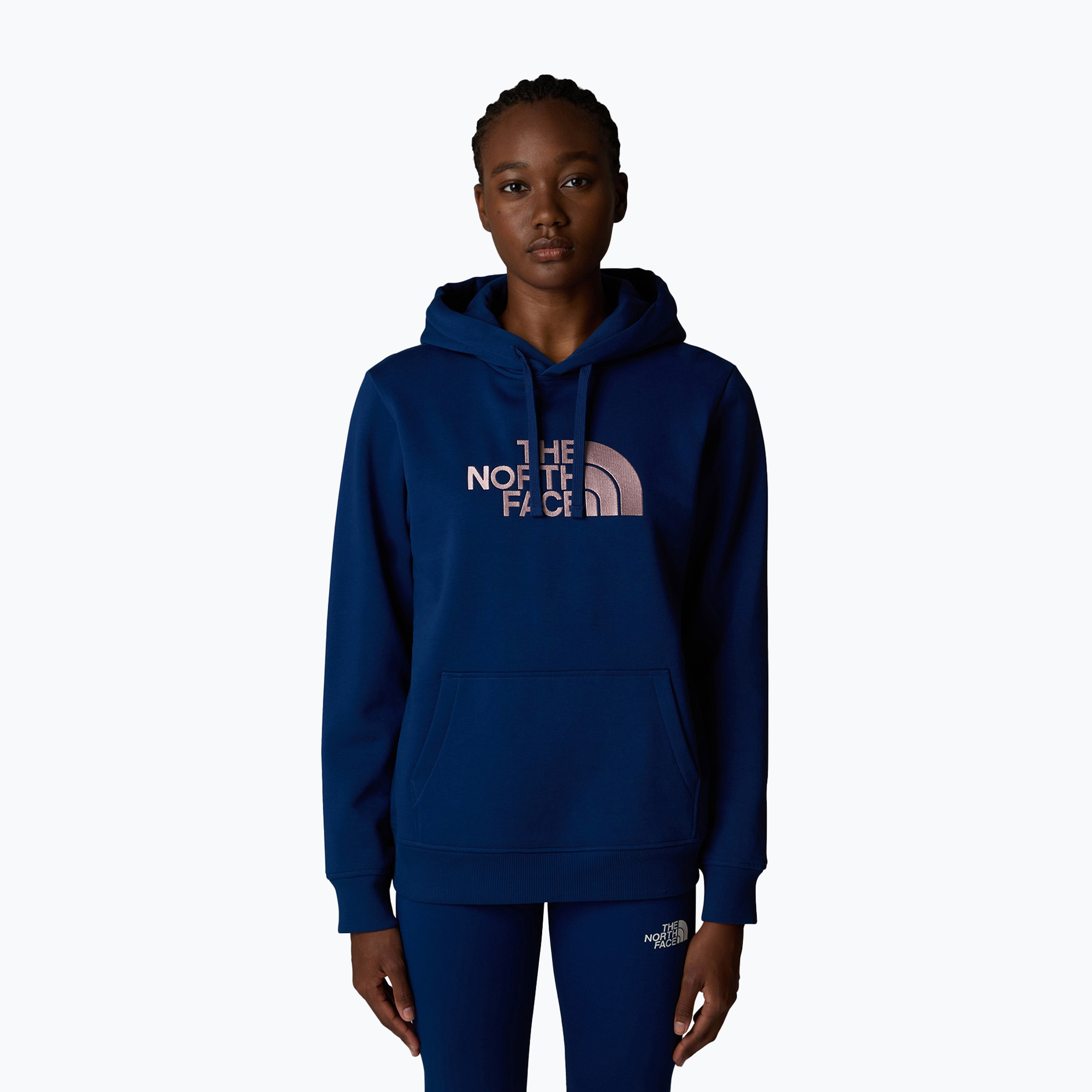 Women's sweatshirt The North Face Drew Peak Pullover Hoodie estate blue/metal pink (S)